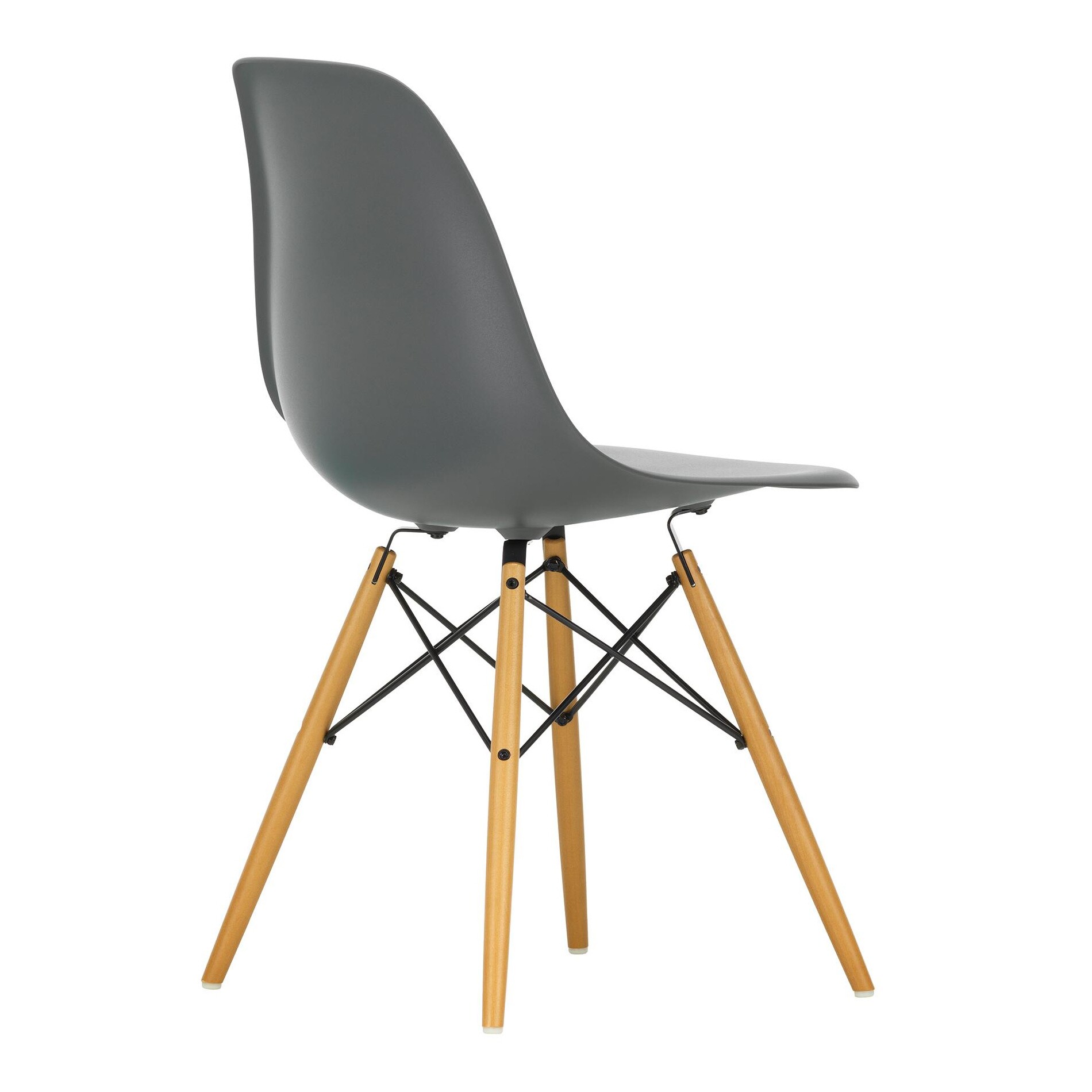 Eames Plastic Side Chair DSW RE Golden Maple
