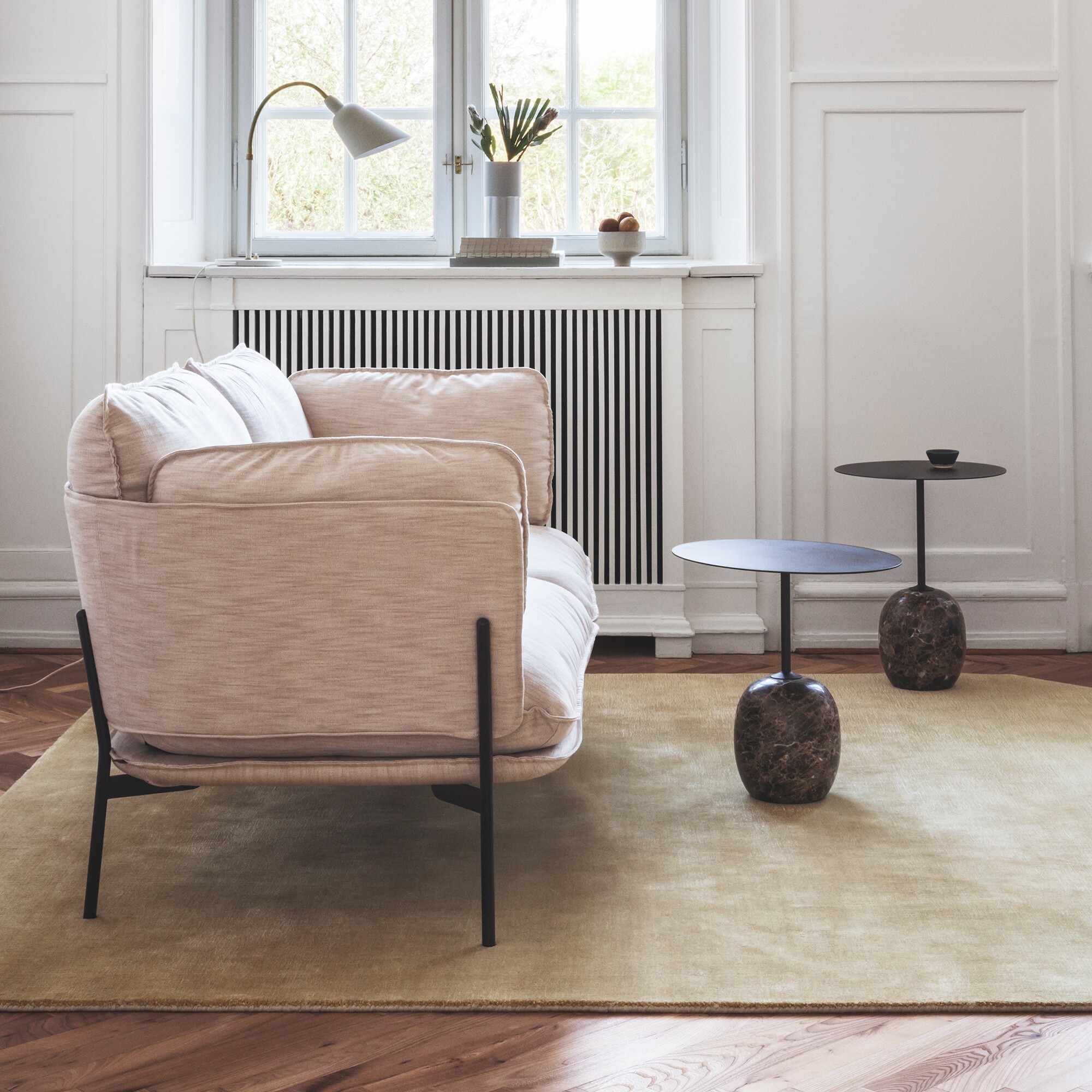 Lato LN9 Side Table Top Steel Oval