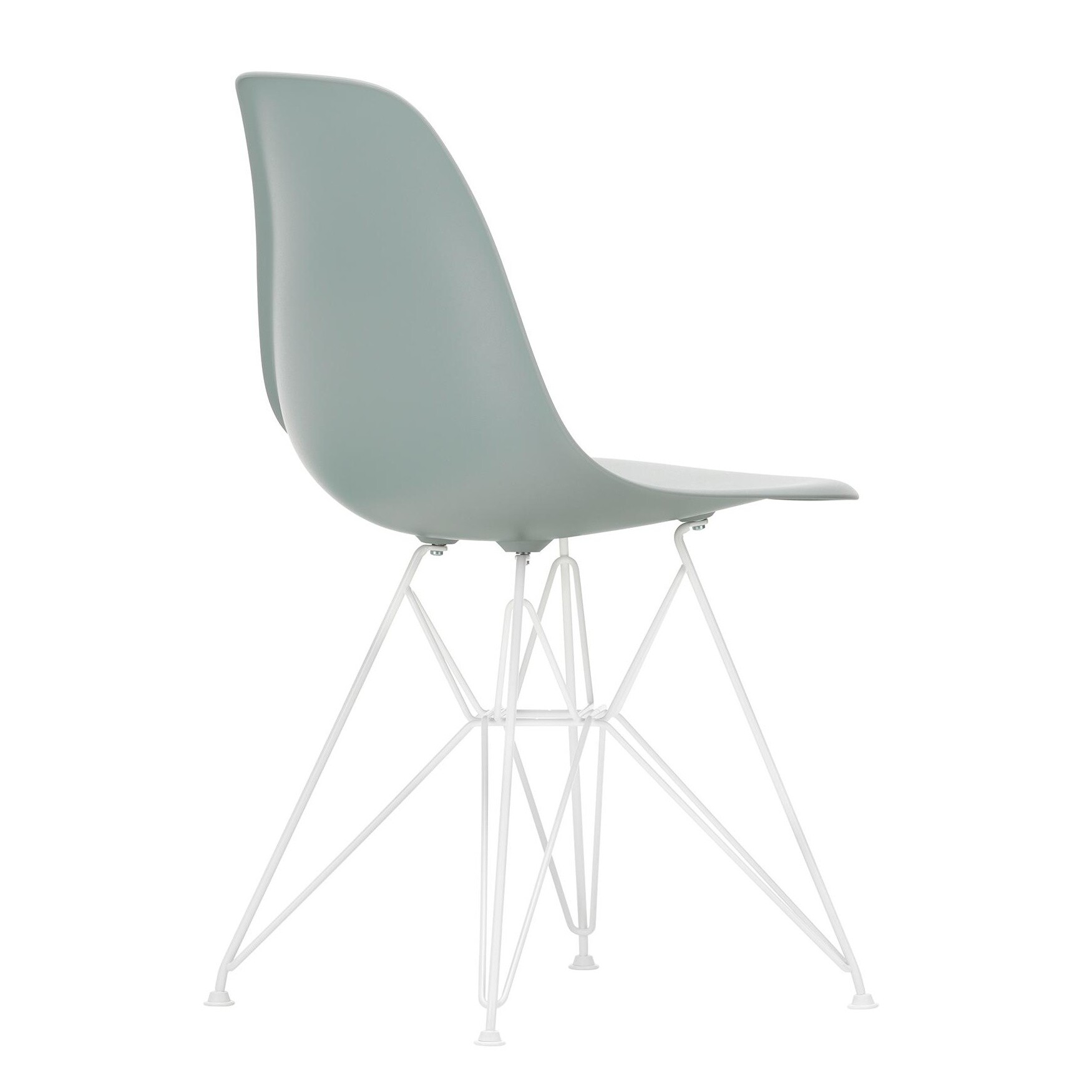 Eames Plastic Side Chair DSR RE White Base