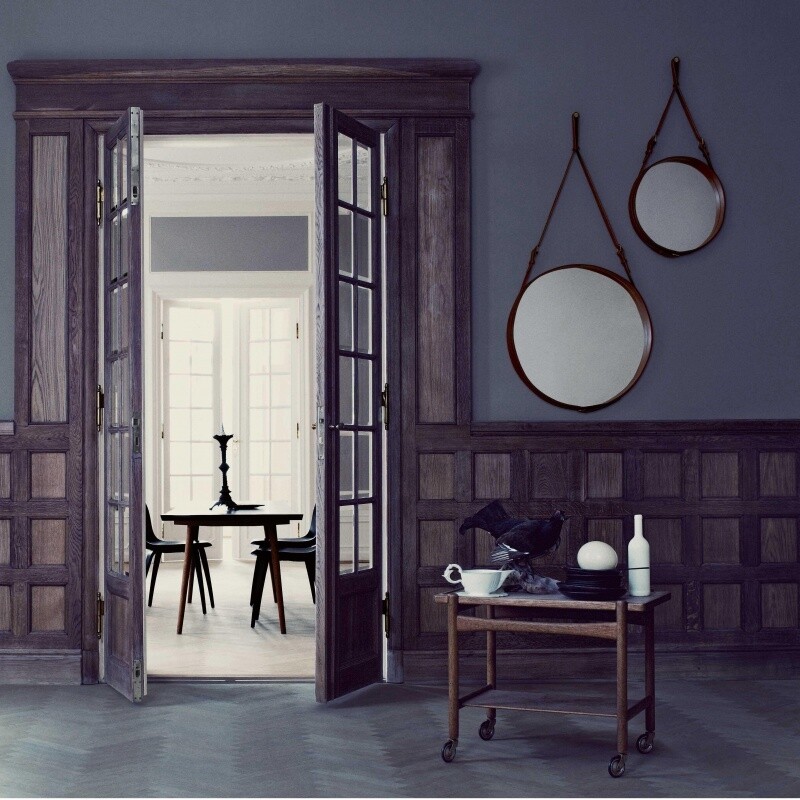 Adnet Wall Mirror Ø45cm