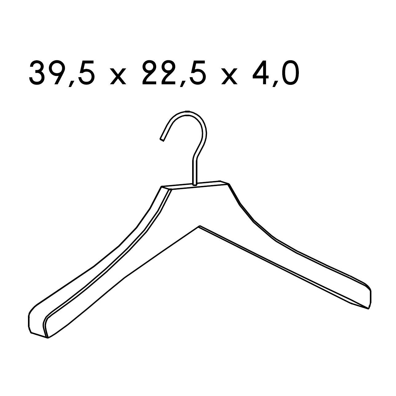 0112 Coat Hanger Set Of 4