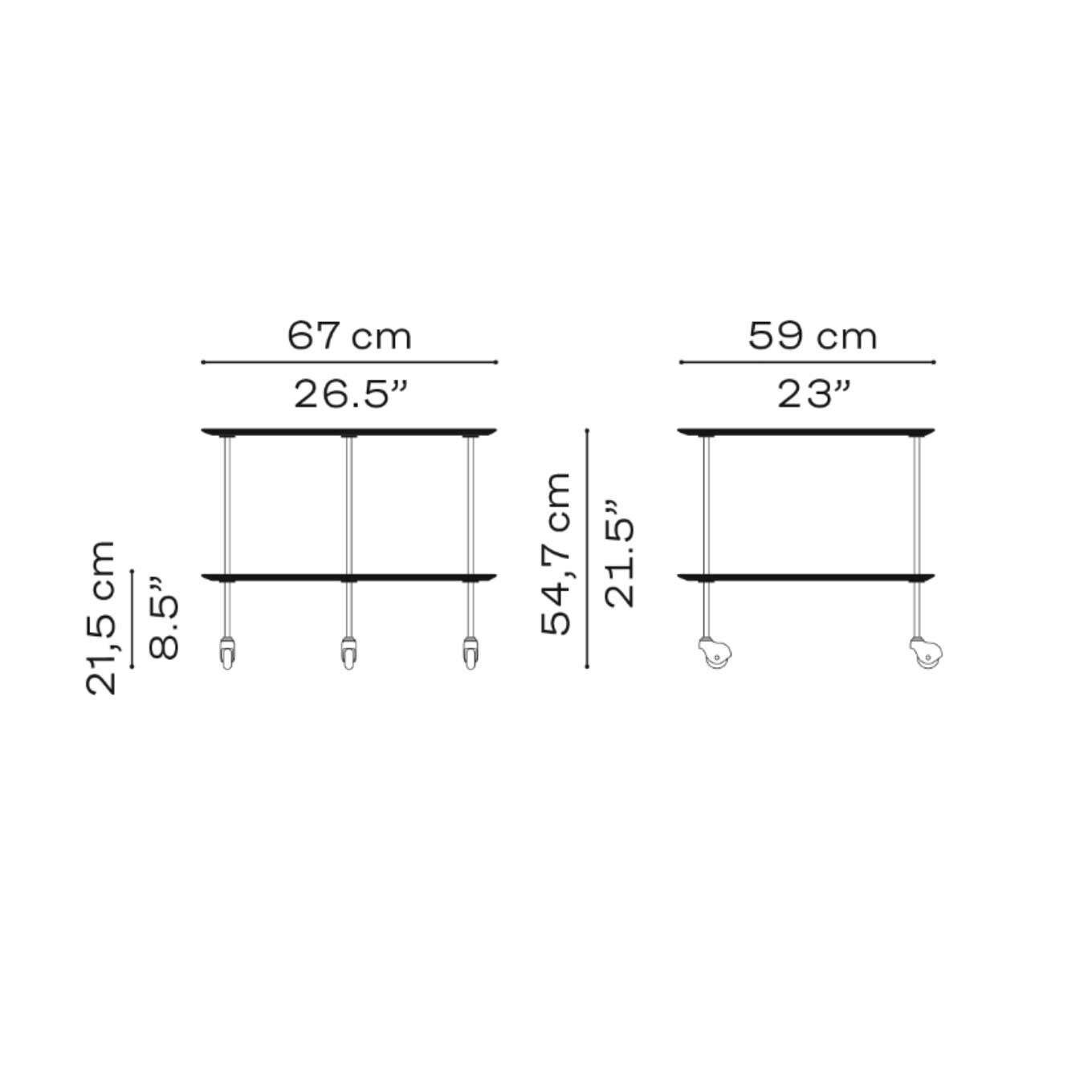 AJ Trolley Sidetable