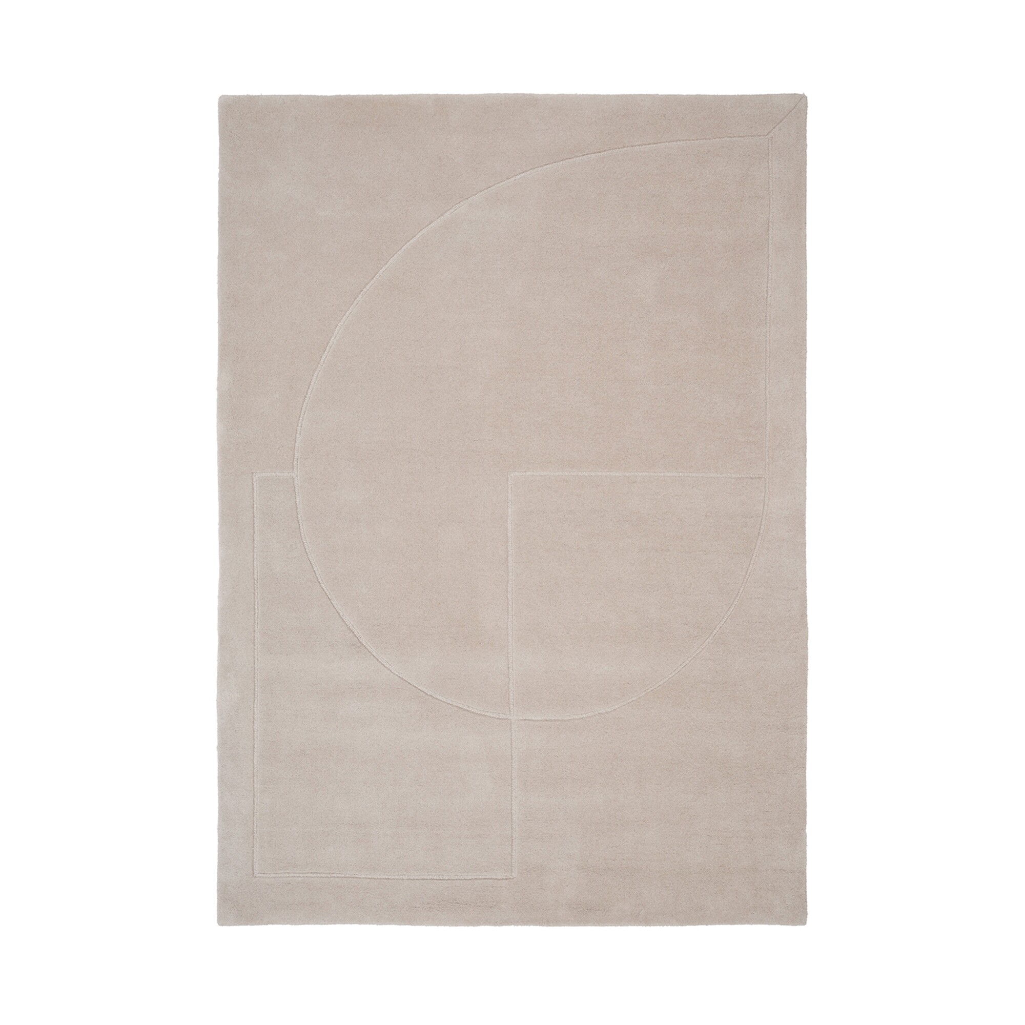 Lineal Poem Wool Rug 200x300cm