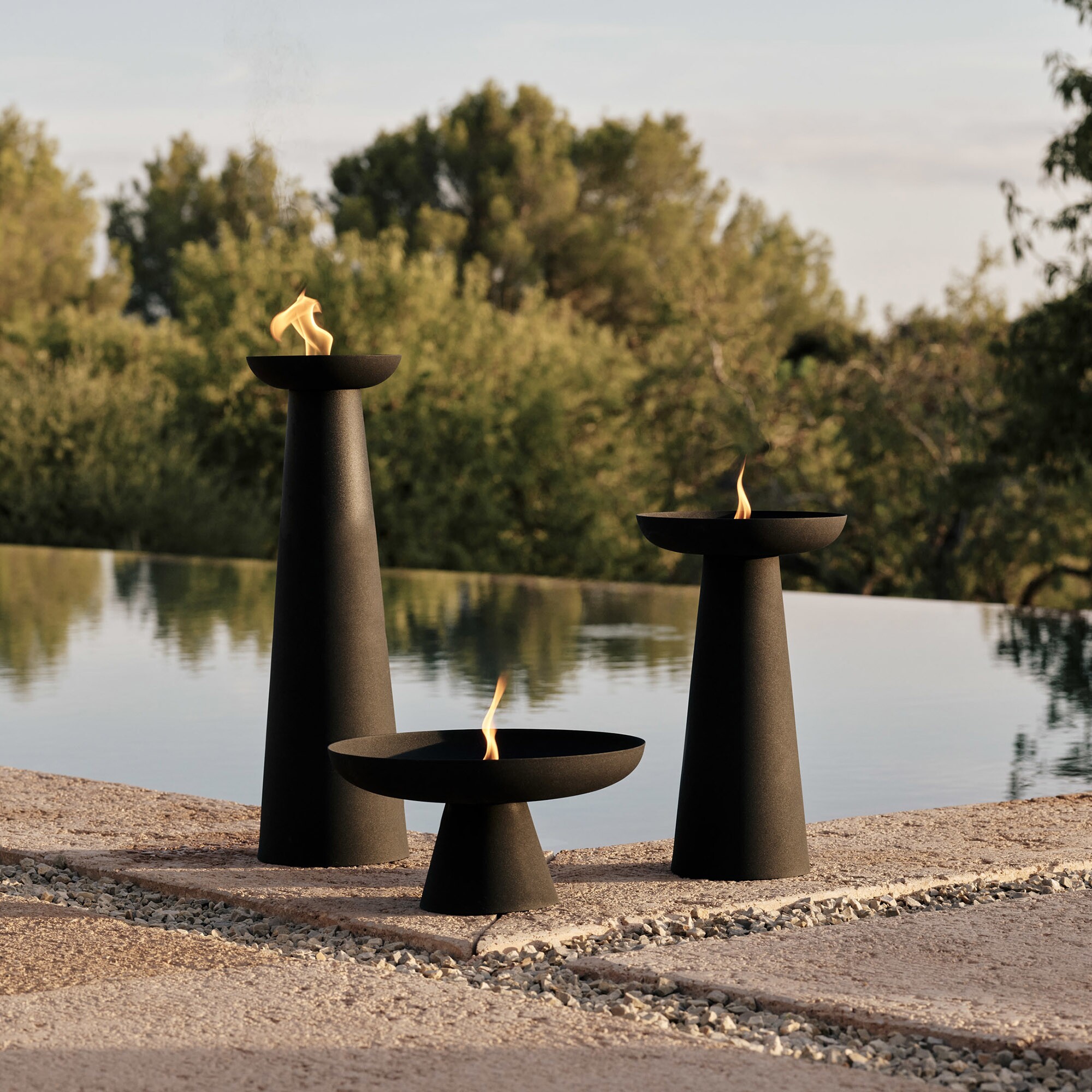 Meira Outdoor Oil Lamp H 36cm