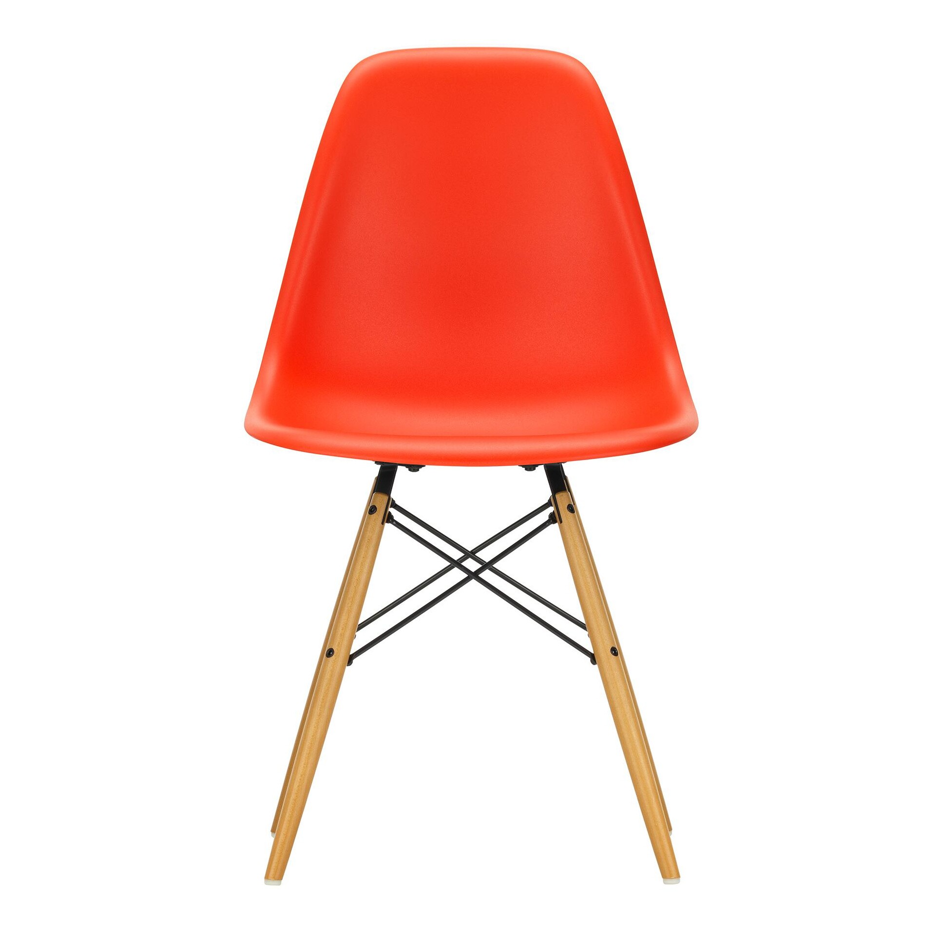 Eames Plastic Side Chair DSW RE Golden Maple