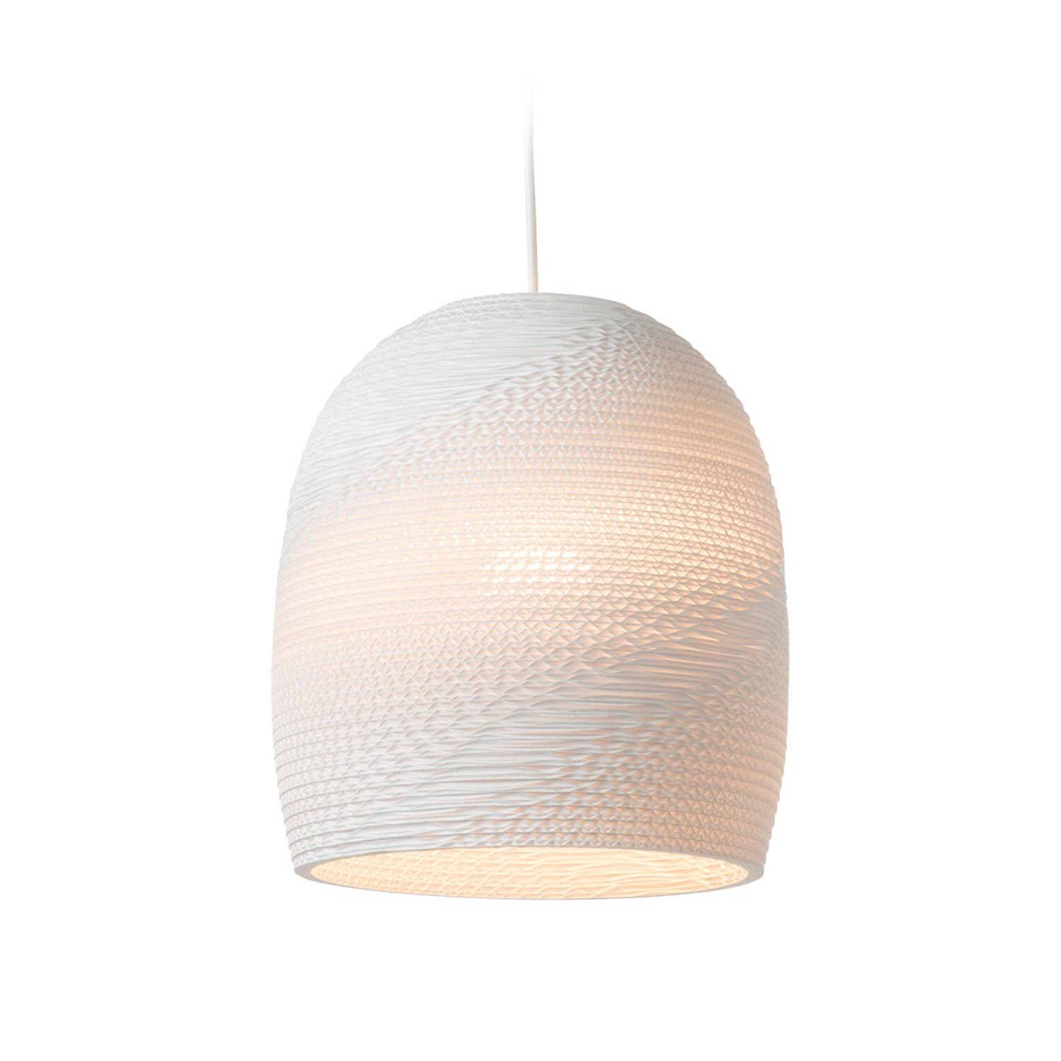 Bell Suspension Lamp White