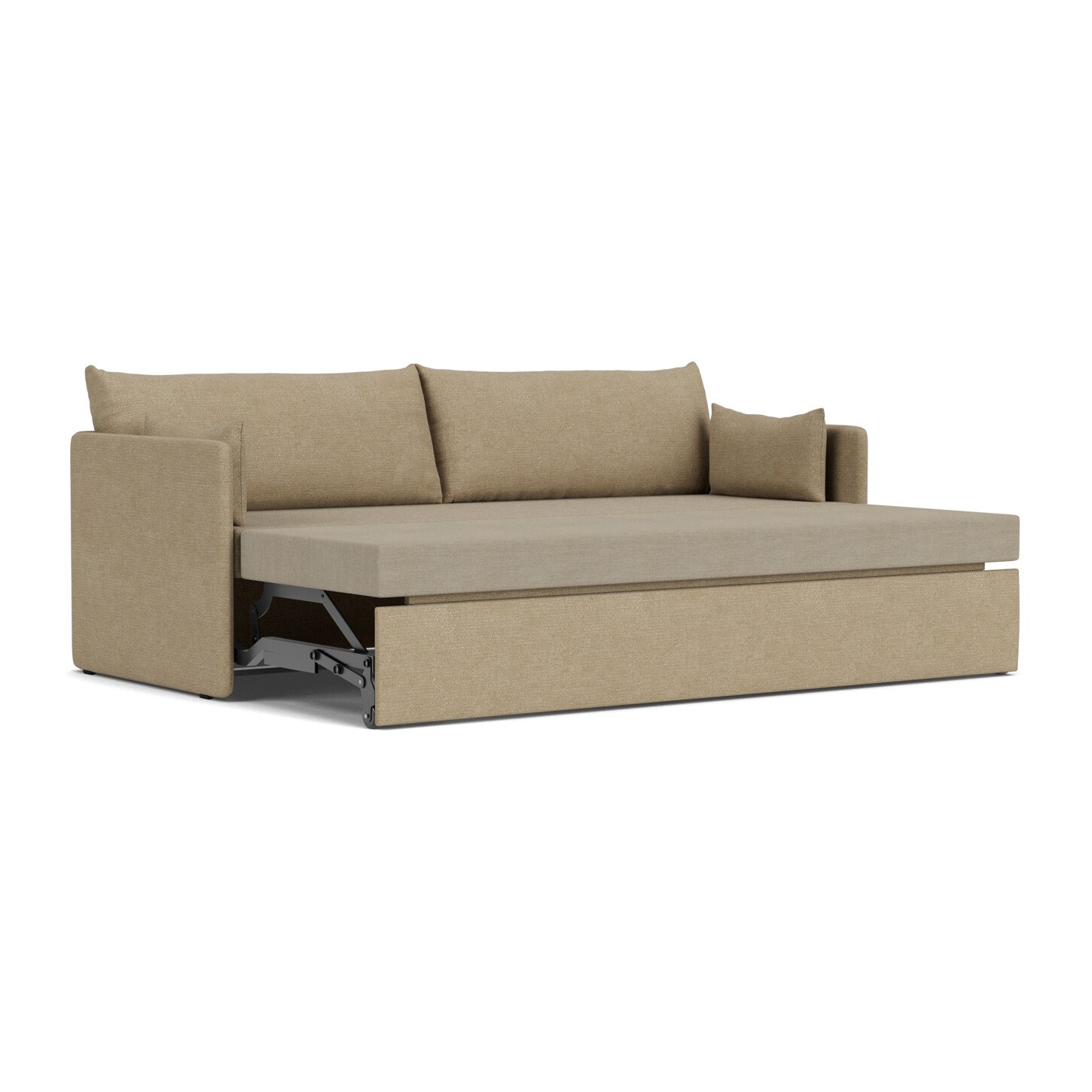 Offset 3-Seater Sofa Bed 215x89cm