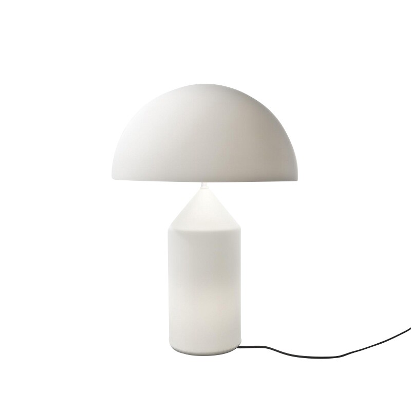 Atollo Table Lamp Glass White