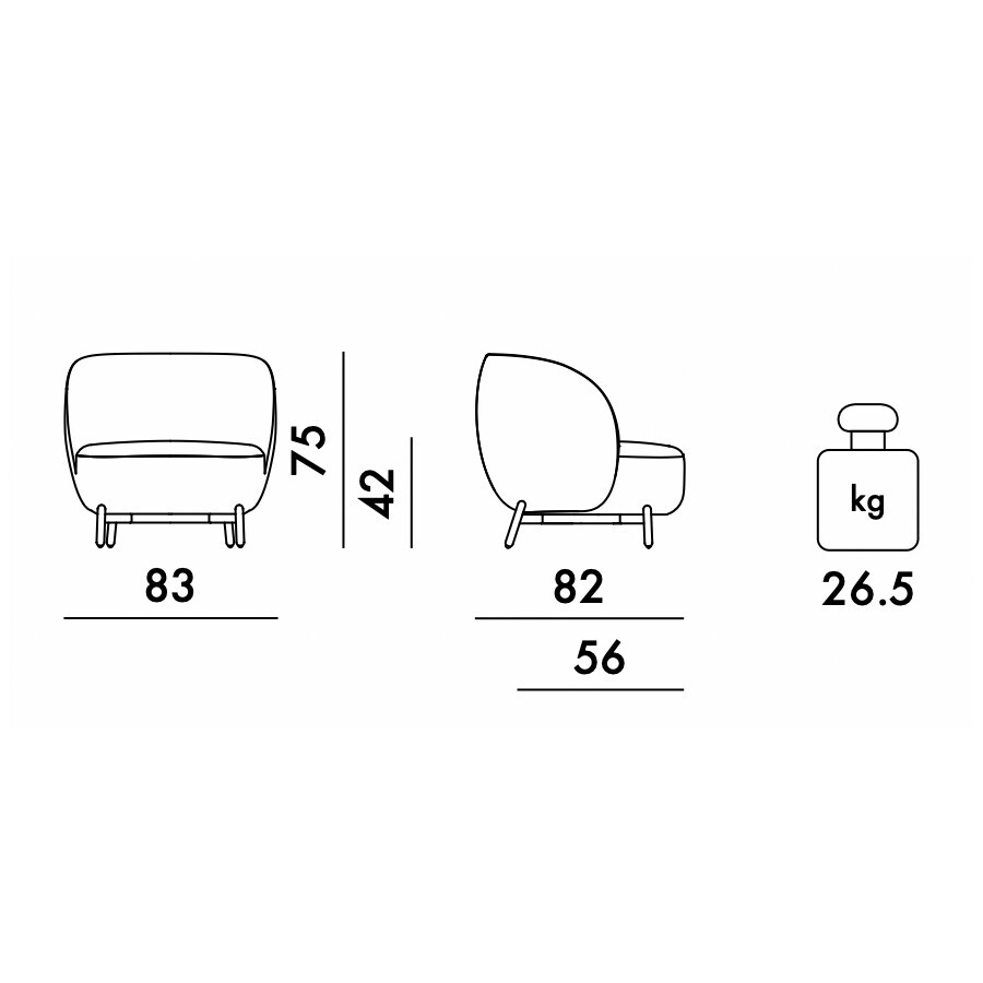 Lunam Armchair Orsetto