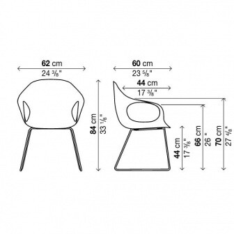 Elephant Armchair with Skids
