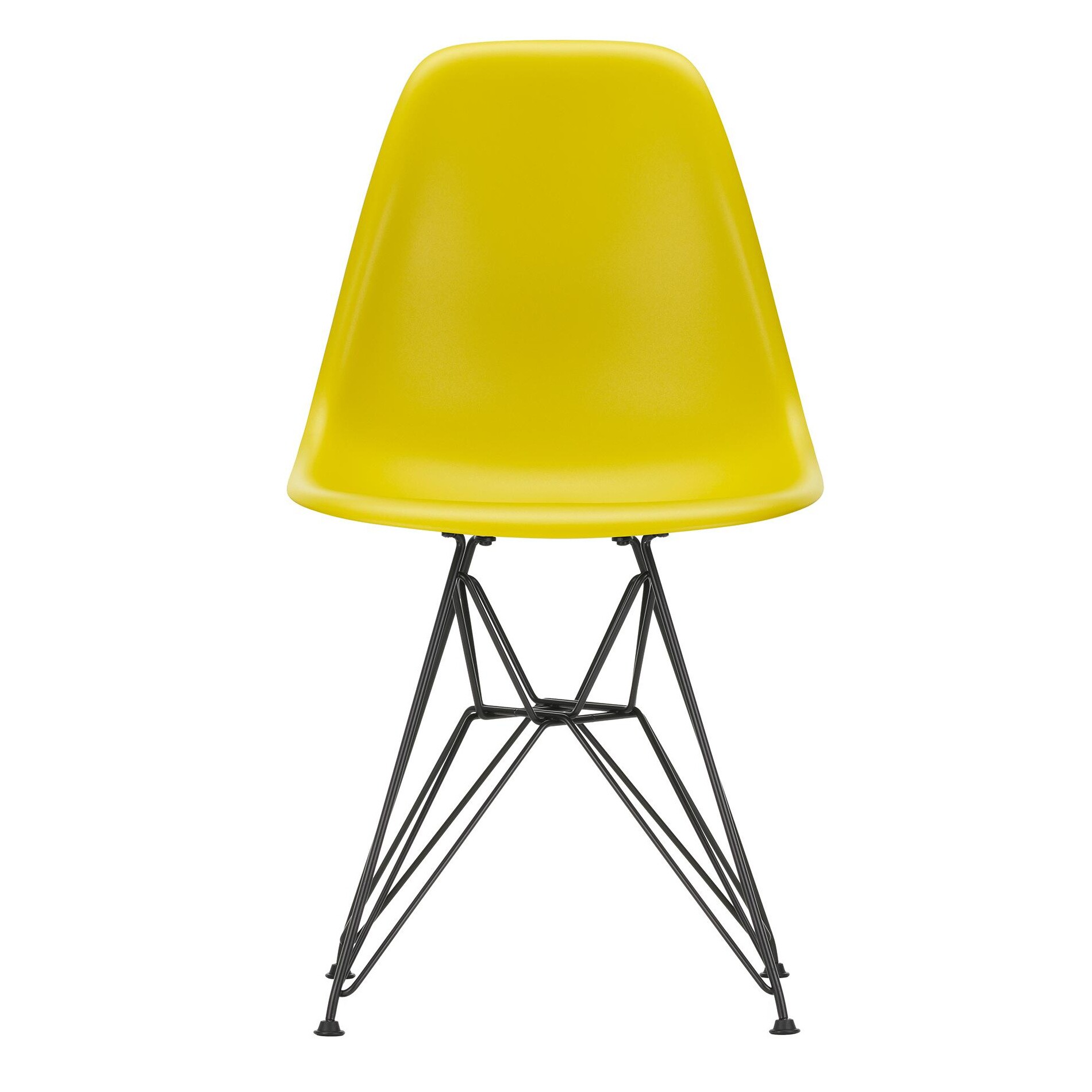 Eames Plastic Side Chair DSR RE Black Base