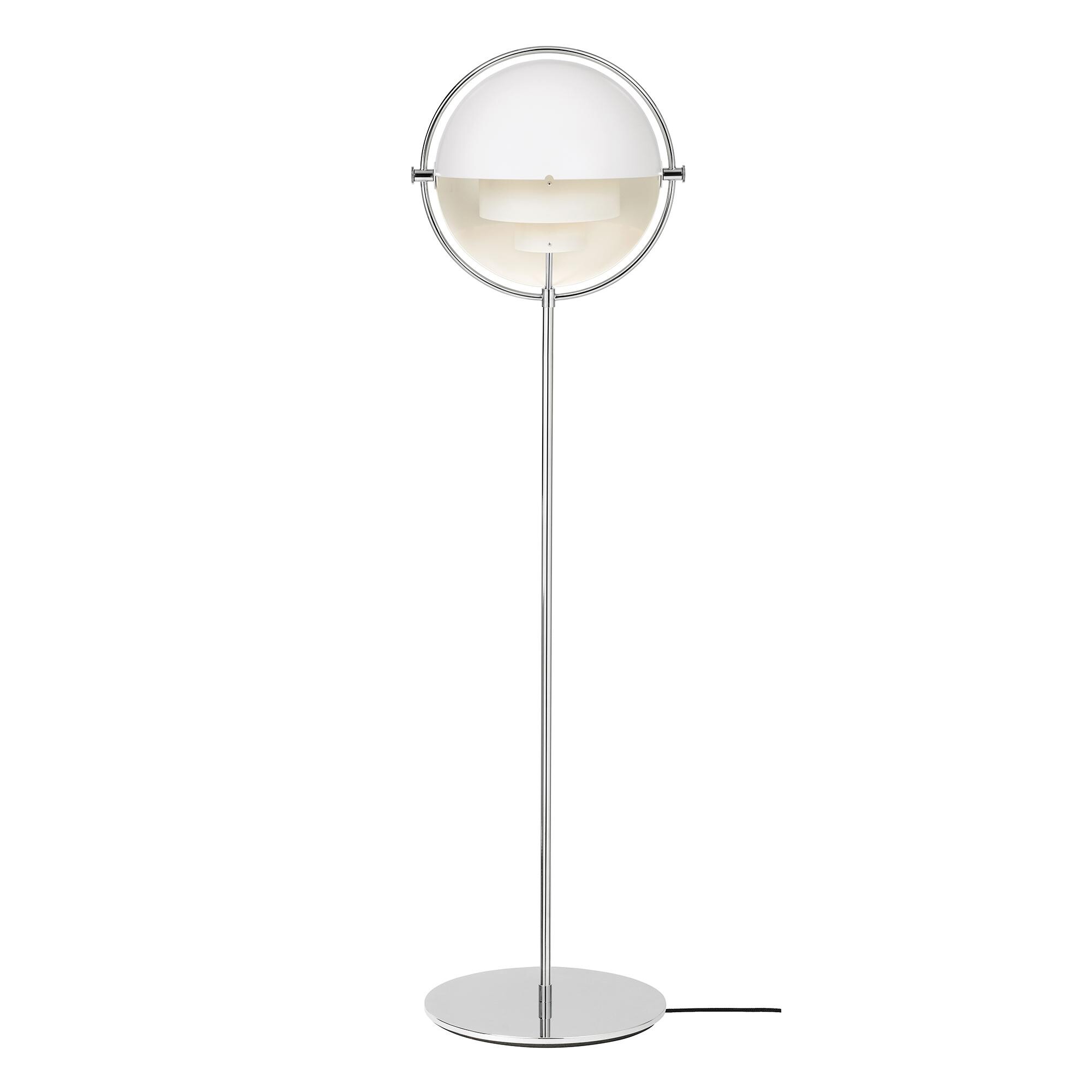Multi-Lite Floor Lamp Frame Chrome