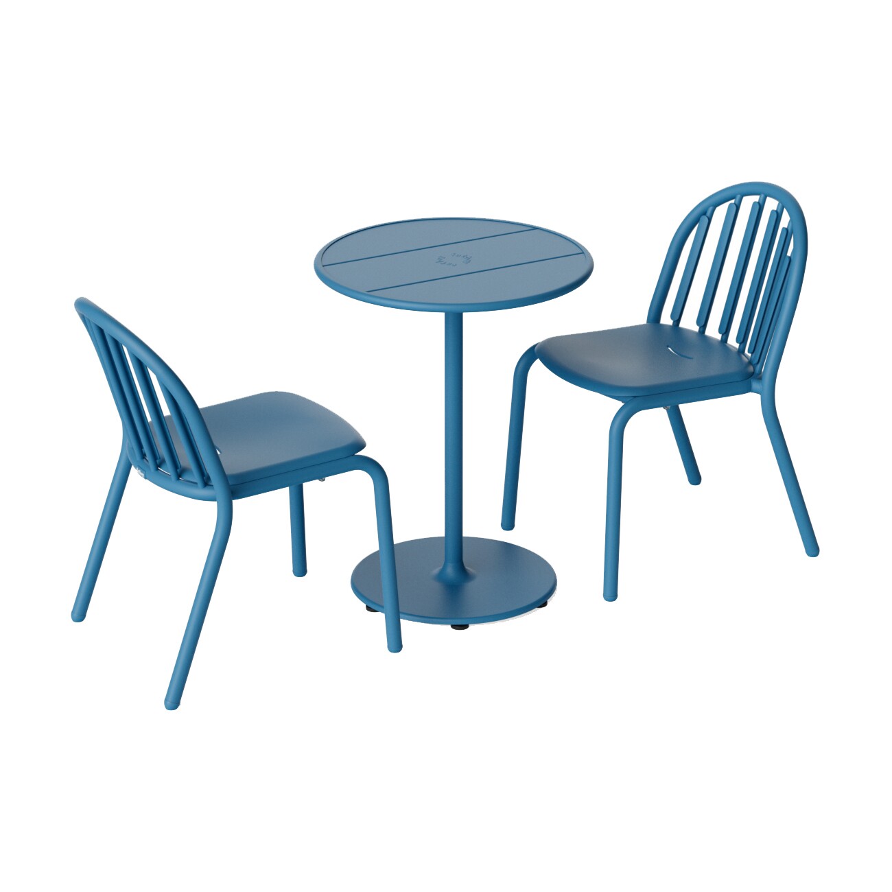 Exclusive Edition Fred's Set Garden Table Ø 60cm + 2 Garden Chairs