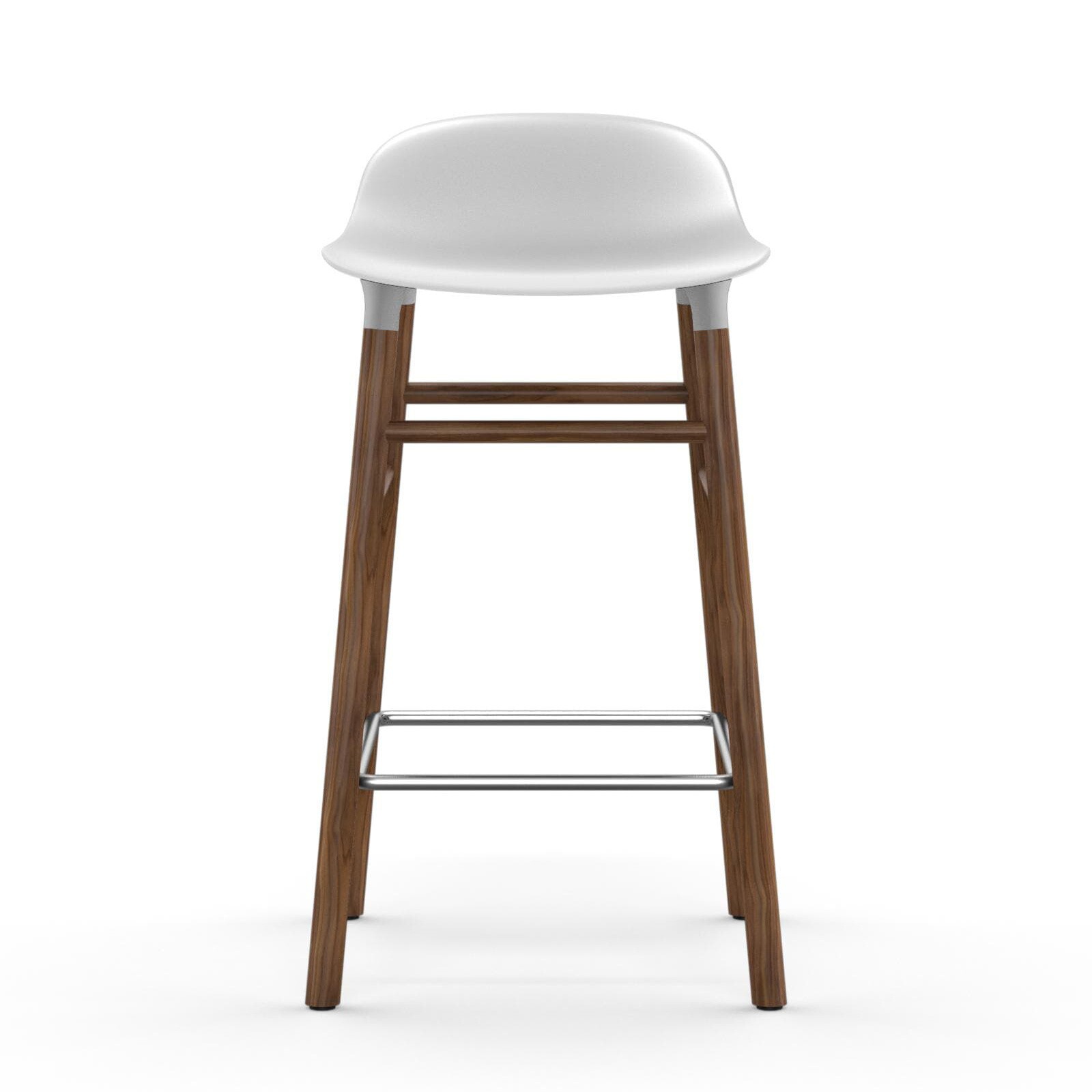 Form Bar Stool Walnut Base 65cm