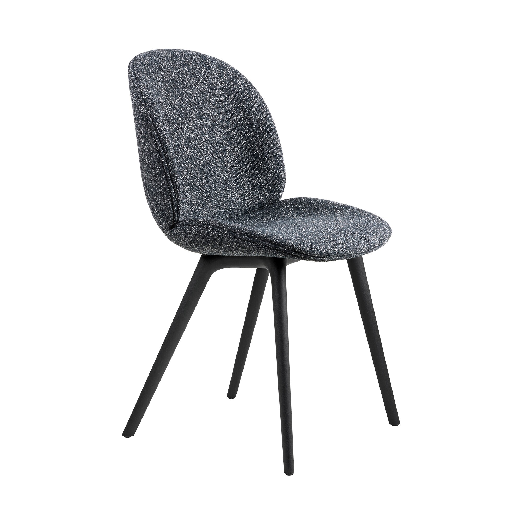 Beetle Dining Chair Full Upholstered Base Plastic