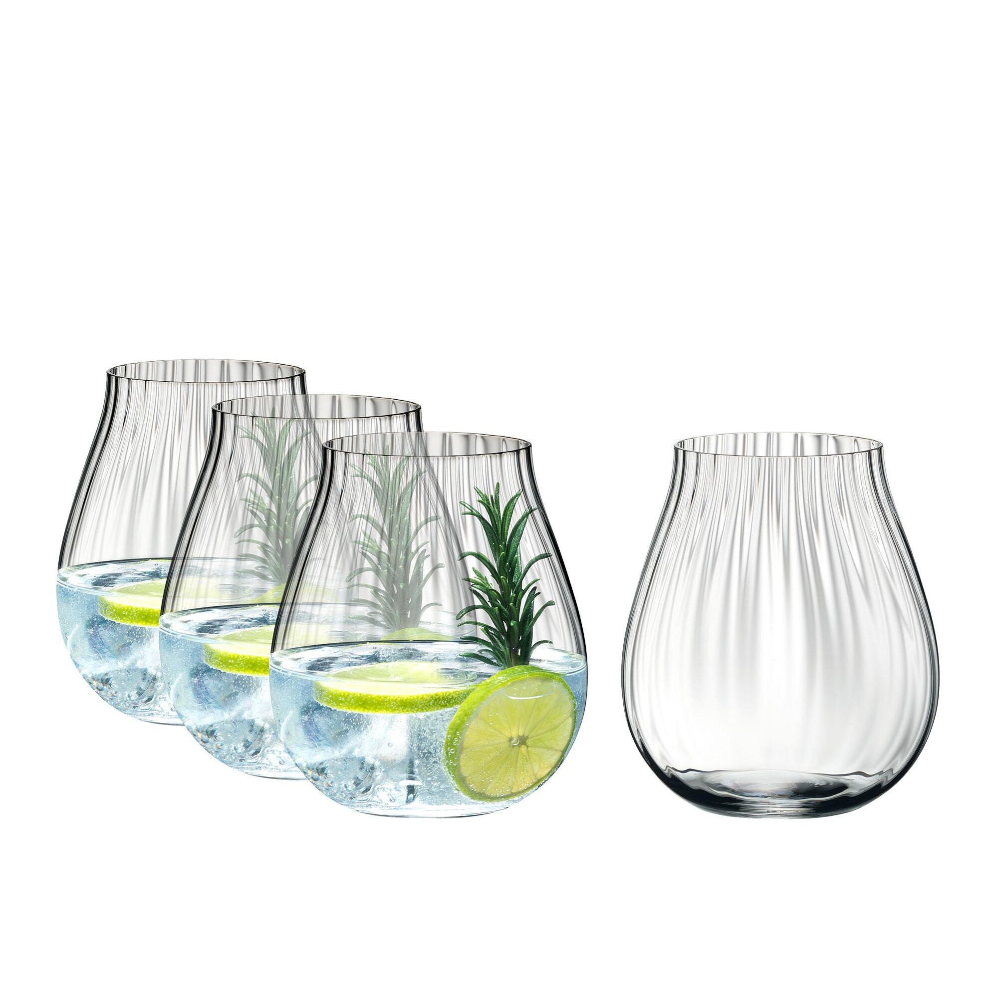Gin Glass Optical Set of 4