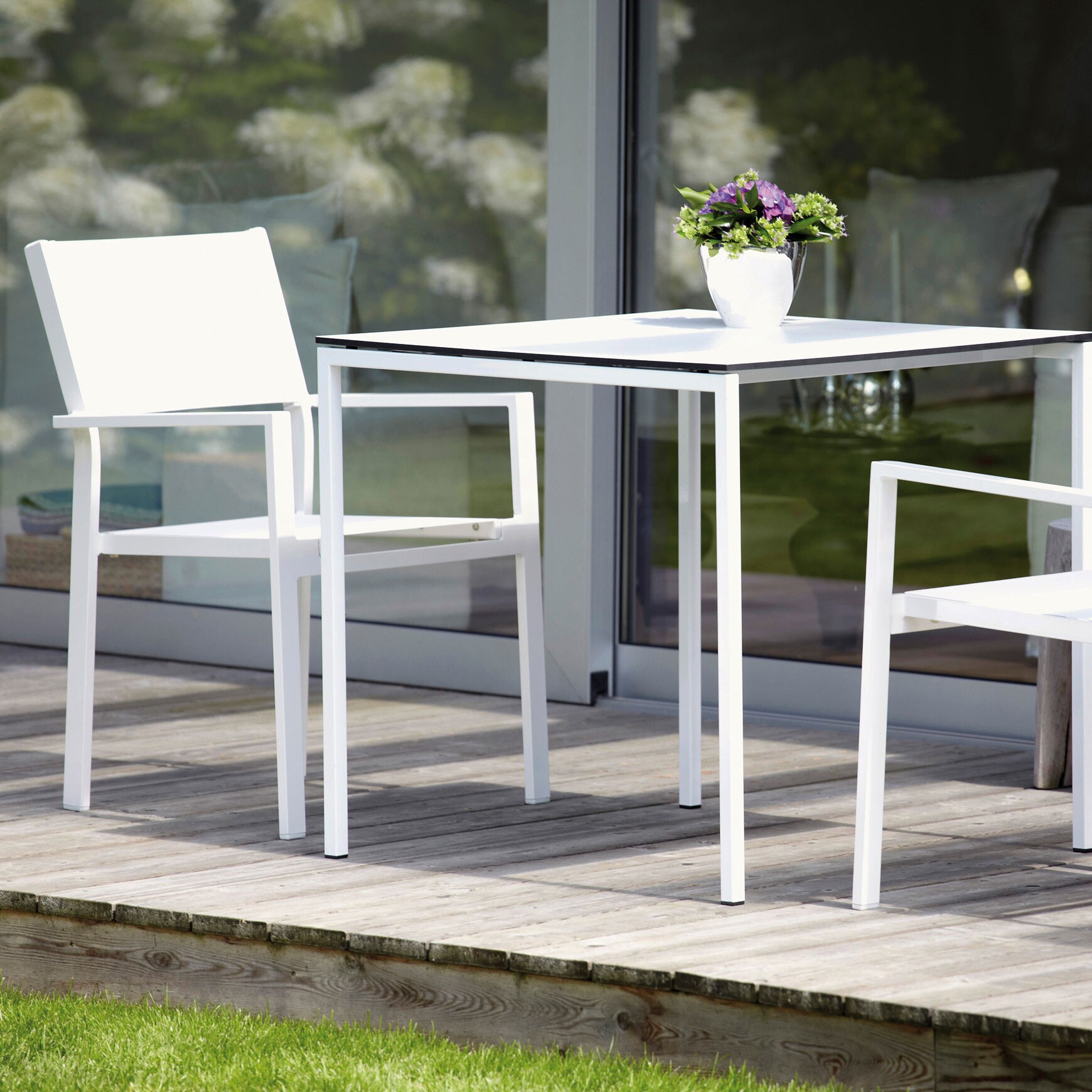 Cubic Garden Armchair Set of 4