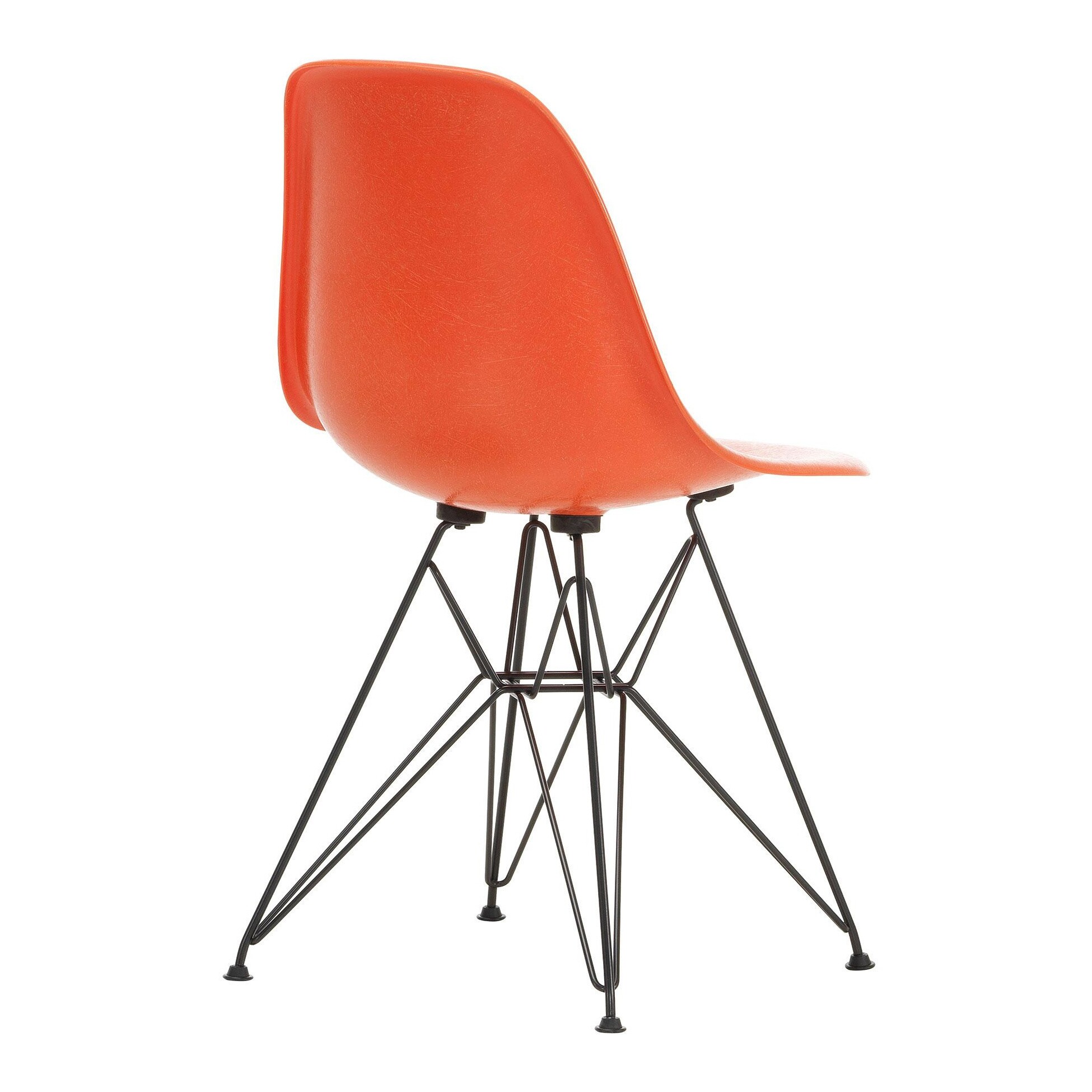 Eames Fiberglass Side Chair DSR Black Base
