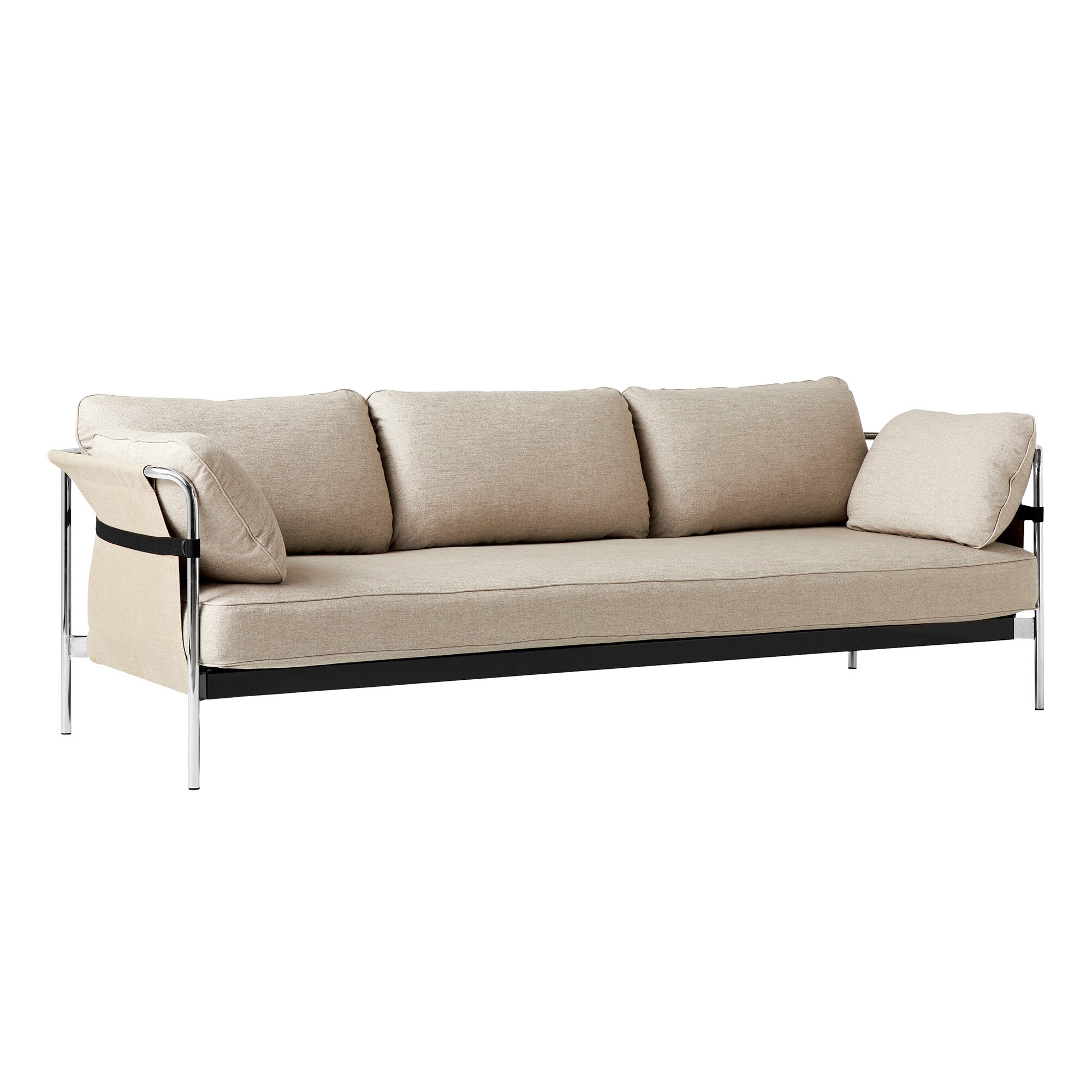 Can 2.0 3-Seater Sofa Frame Steel Chromed