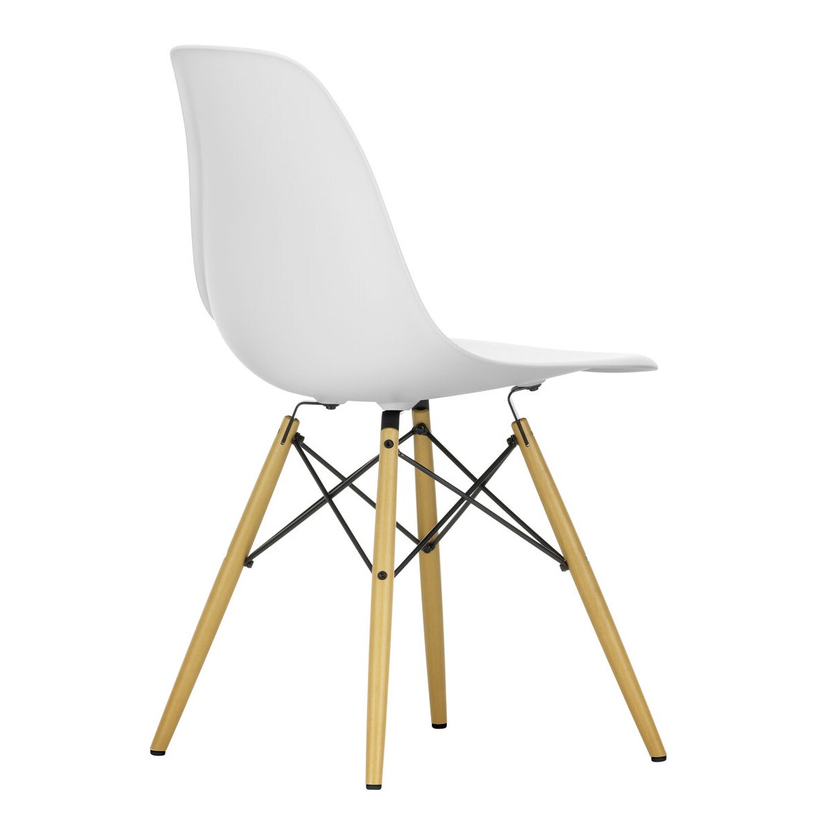 Eames Plastic Side Chair DSW RE Golden Maple