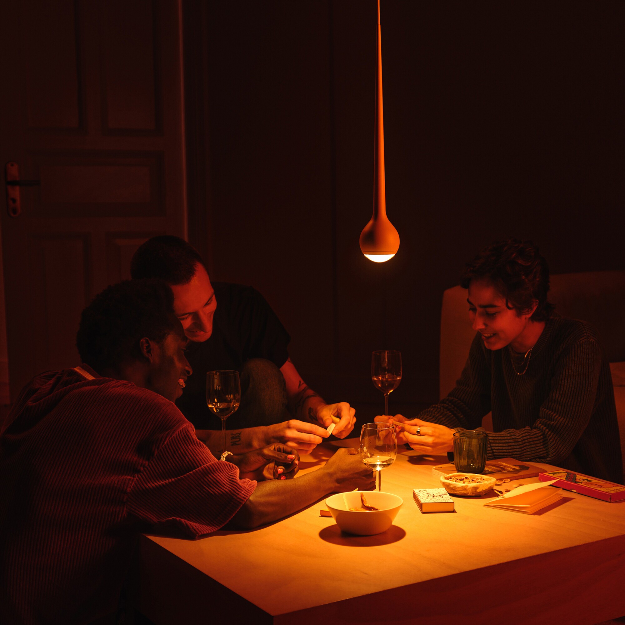 Falling Sun LED Suspension Lamp with App Control