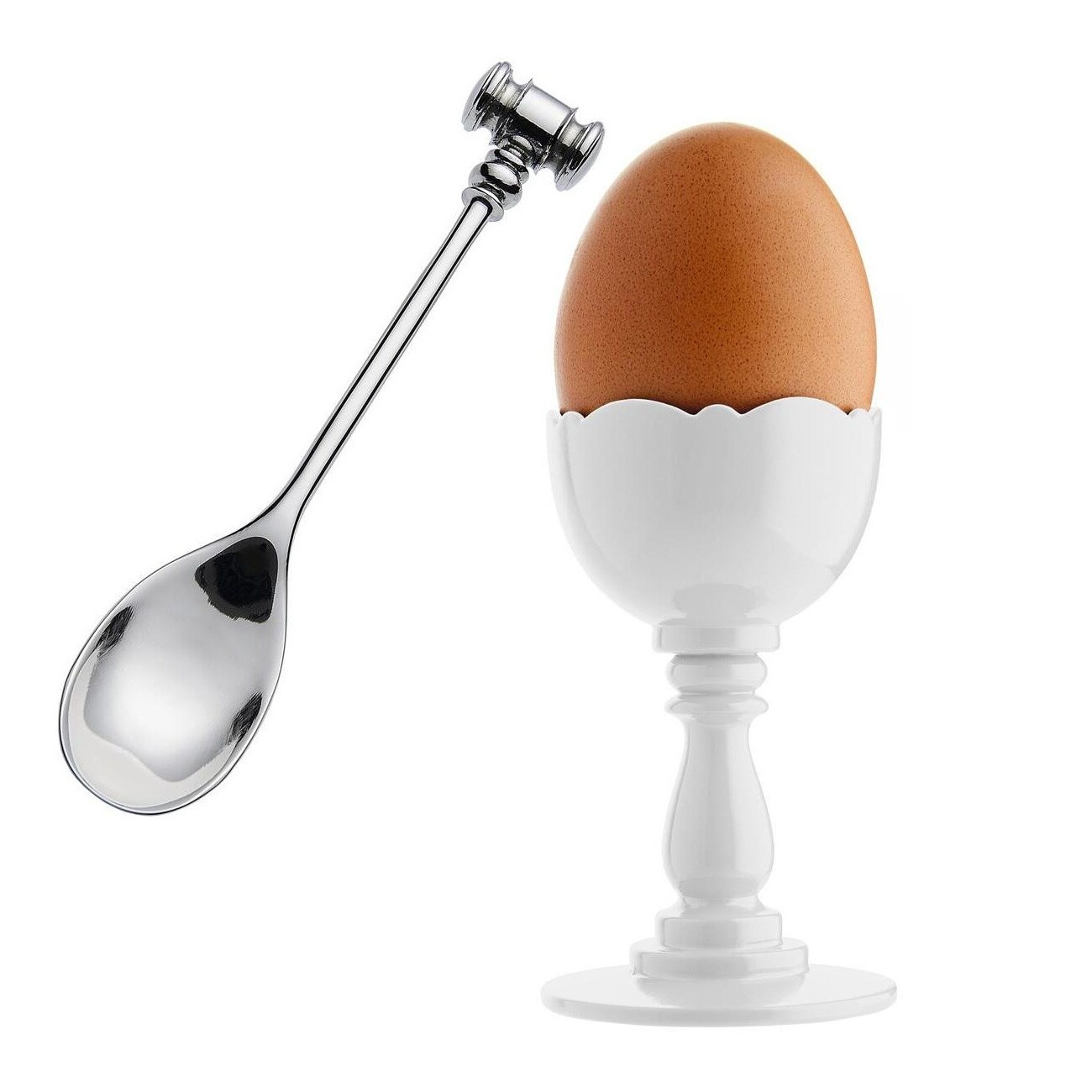 Dressed Egg Spoon Set of 2
