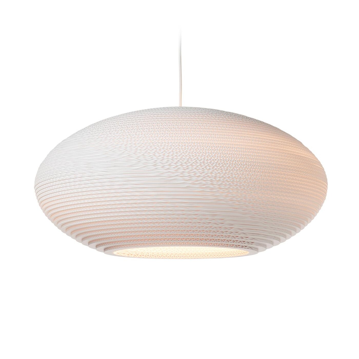 Disc Suspension Lamp White