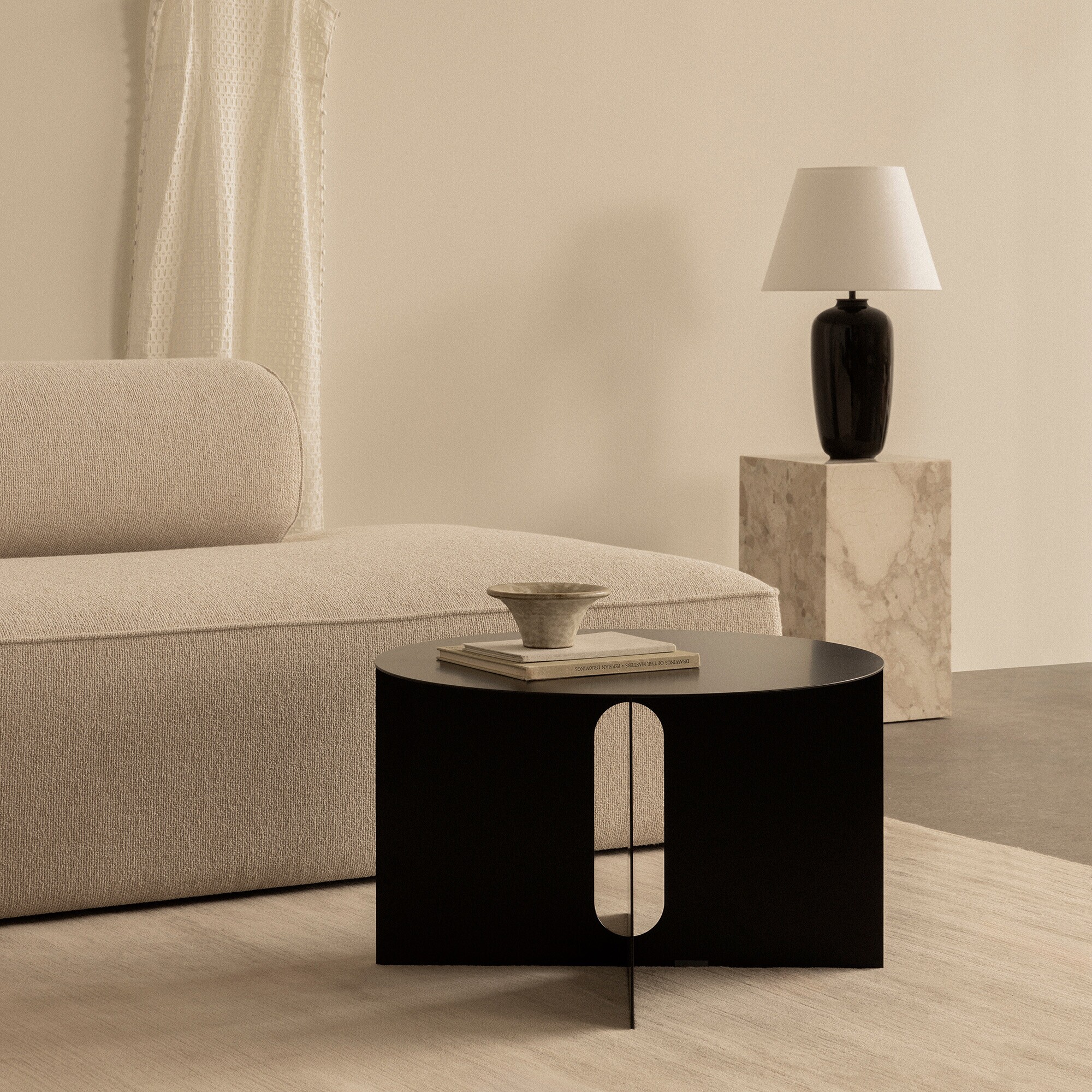 Androgyne Side Table Steel Ø 63cm