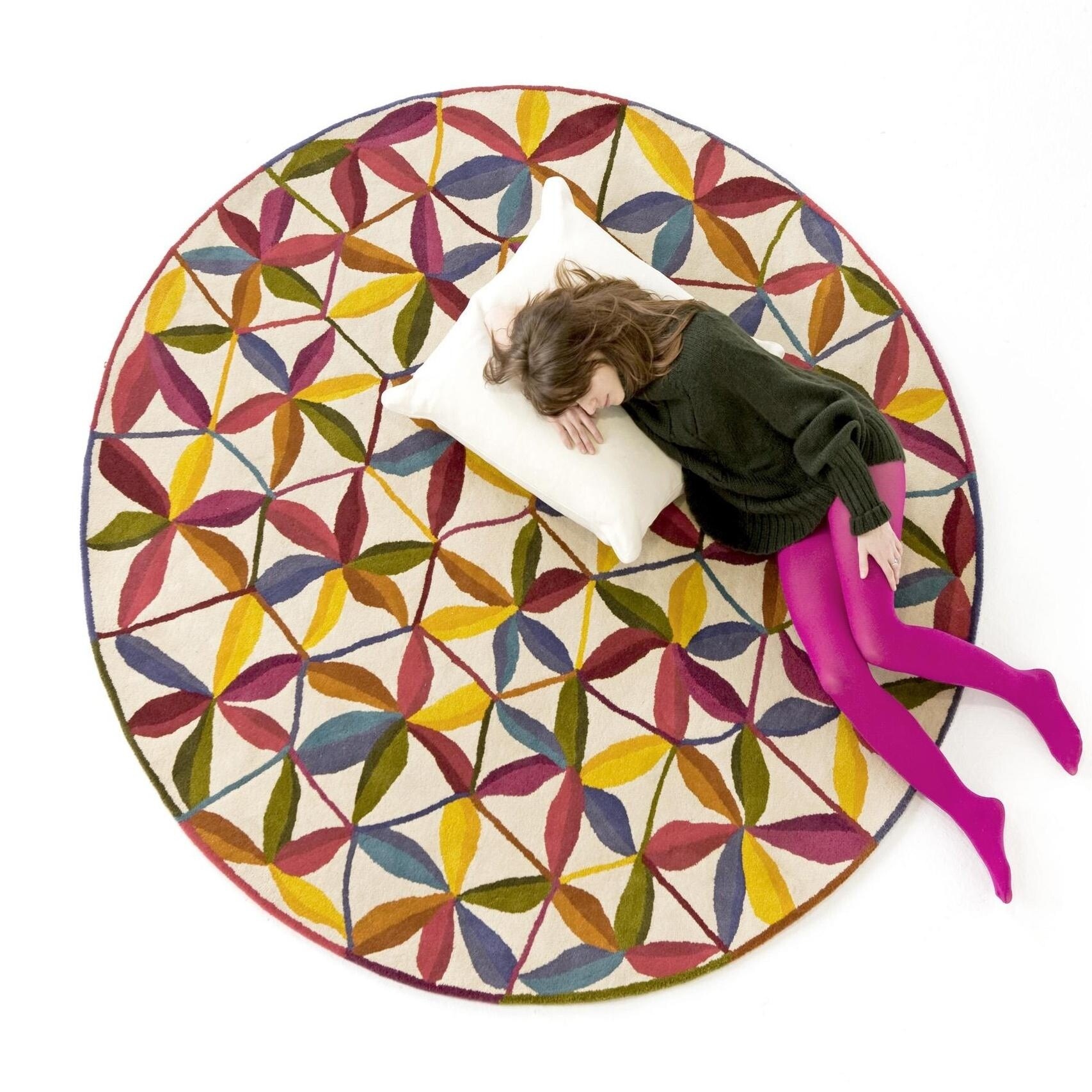 Kala Design New Zealand Wool Carpet Round