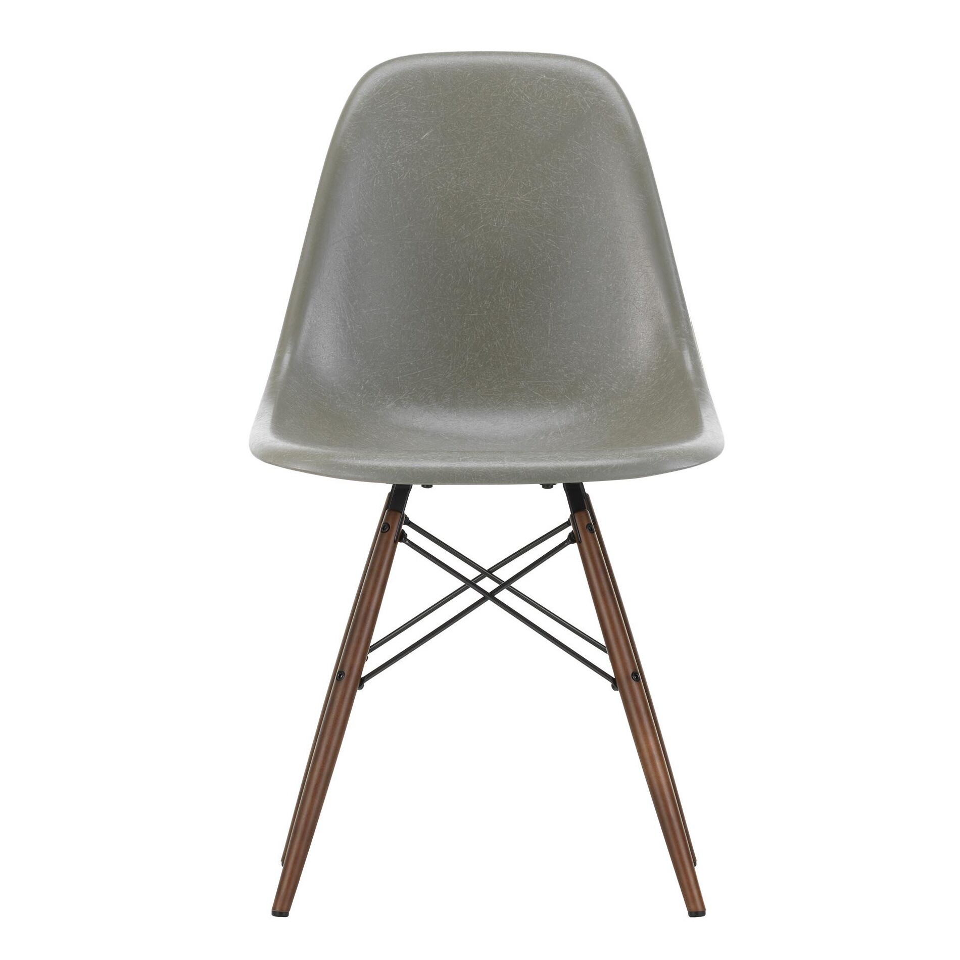 Eames Fiberglass Side Chair DSW Dark Maple