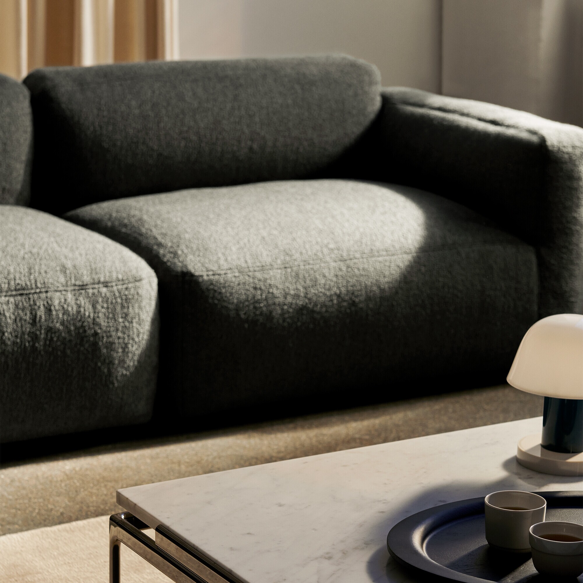 Develius Mellow 2-Seater Sofa Chaise Longue Left