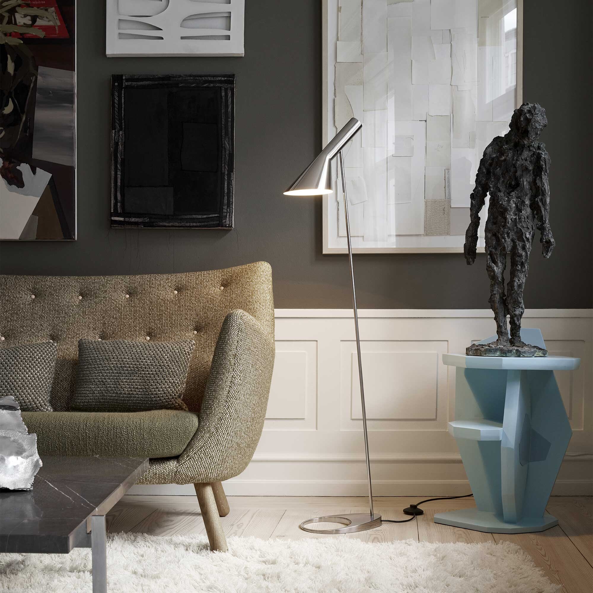 AJ Floor Lamp Stainless Steel