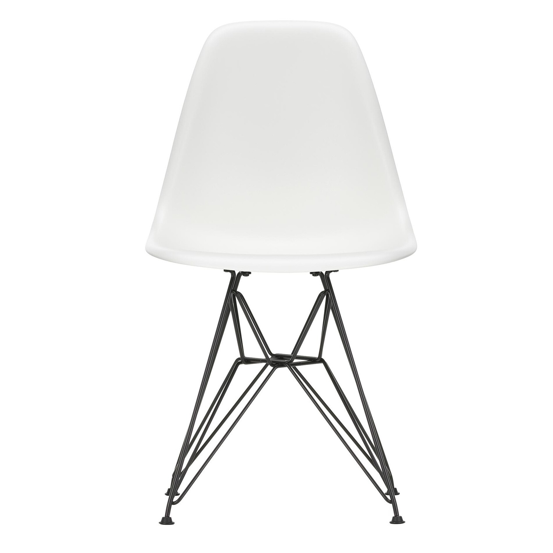 Eames Plastic Side Chair DSR Black Base