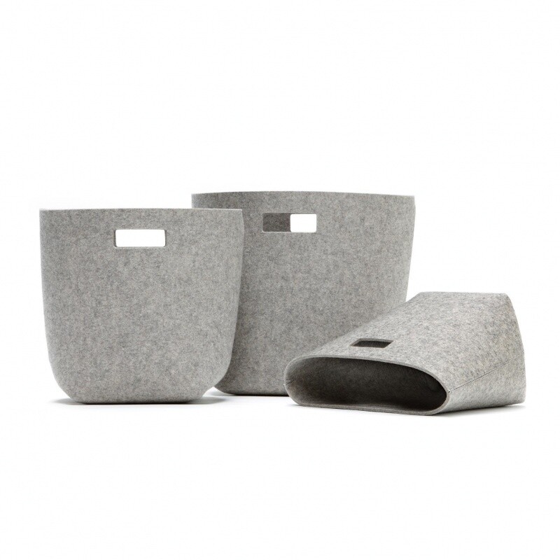 HEY-SIGN Felt Wastebasket