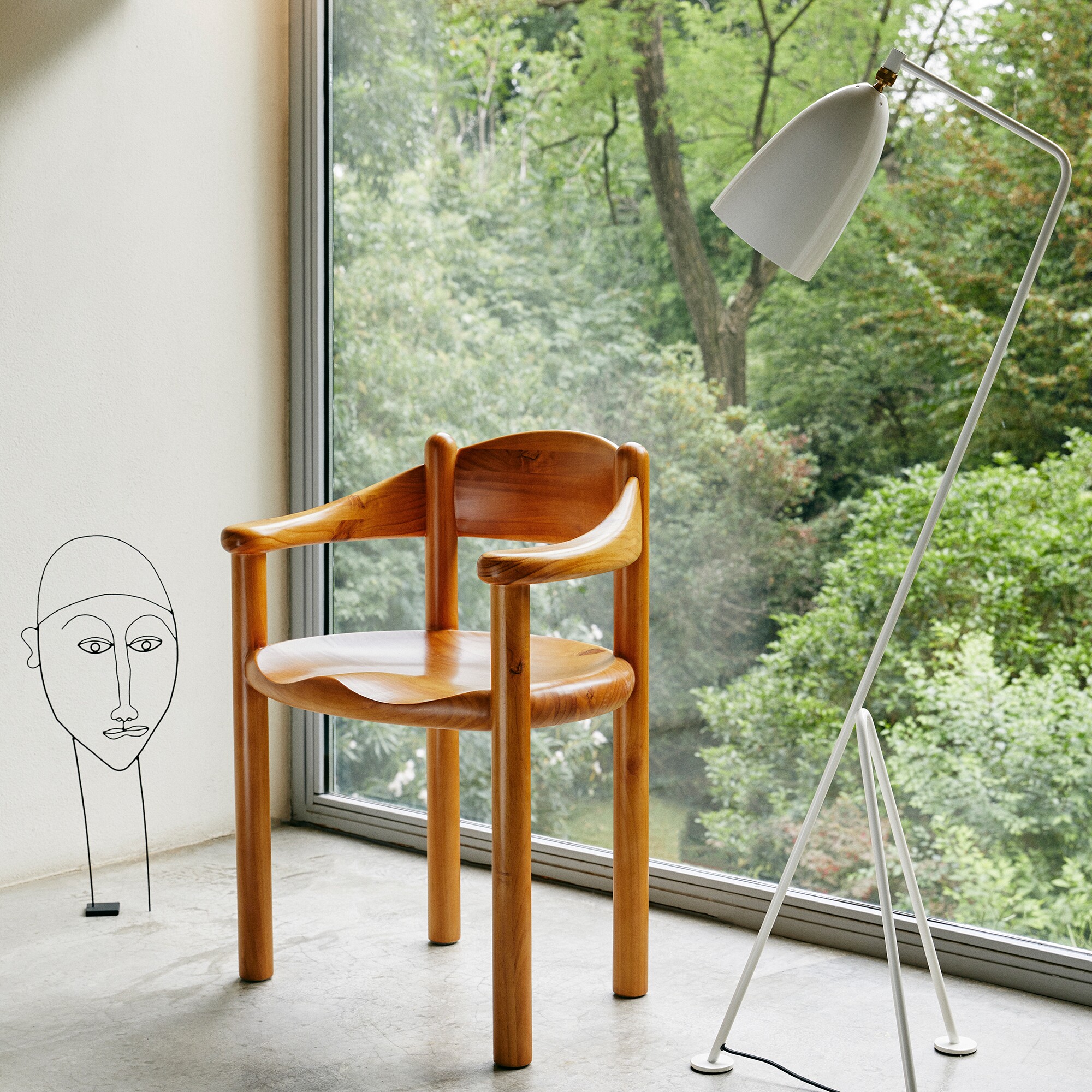 Gräshoppa Floor Lamp glossy