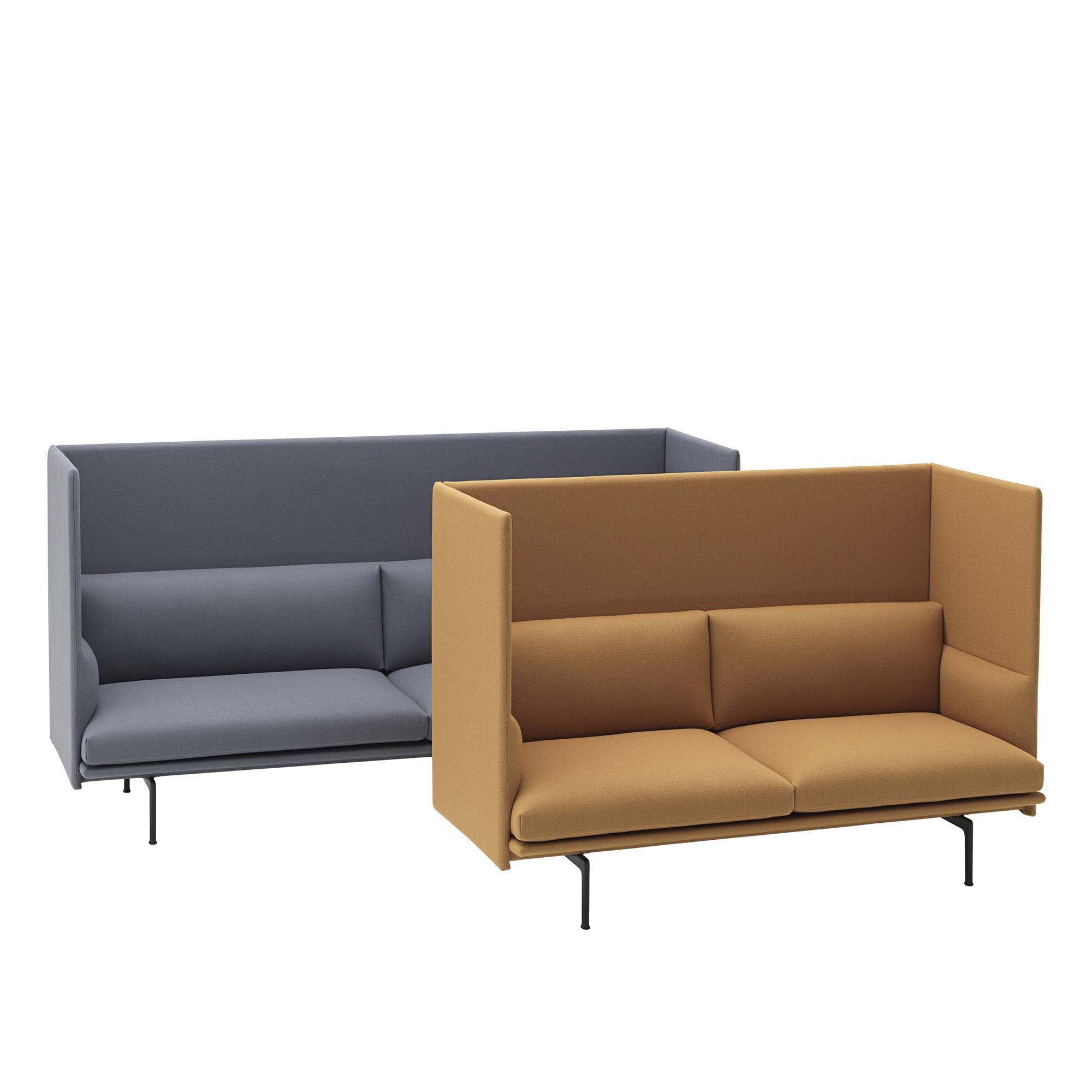 Outline Highback Sofa 2-Seater