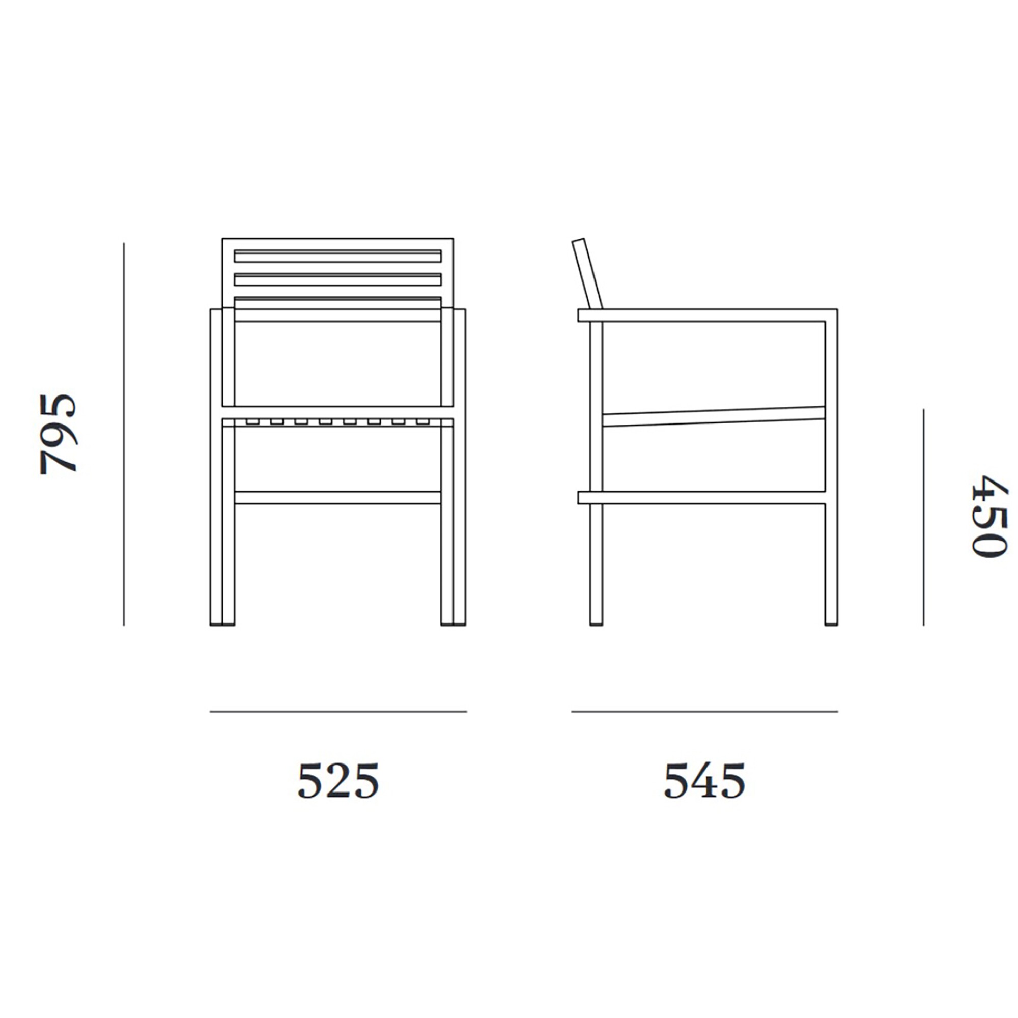 19 Outdoors Dining Armchair