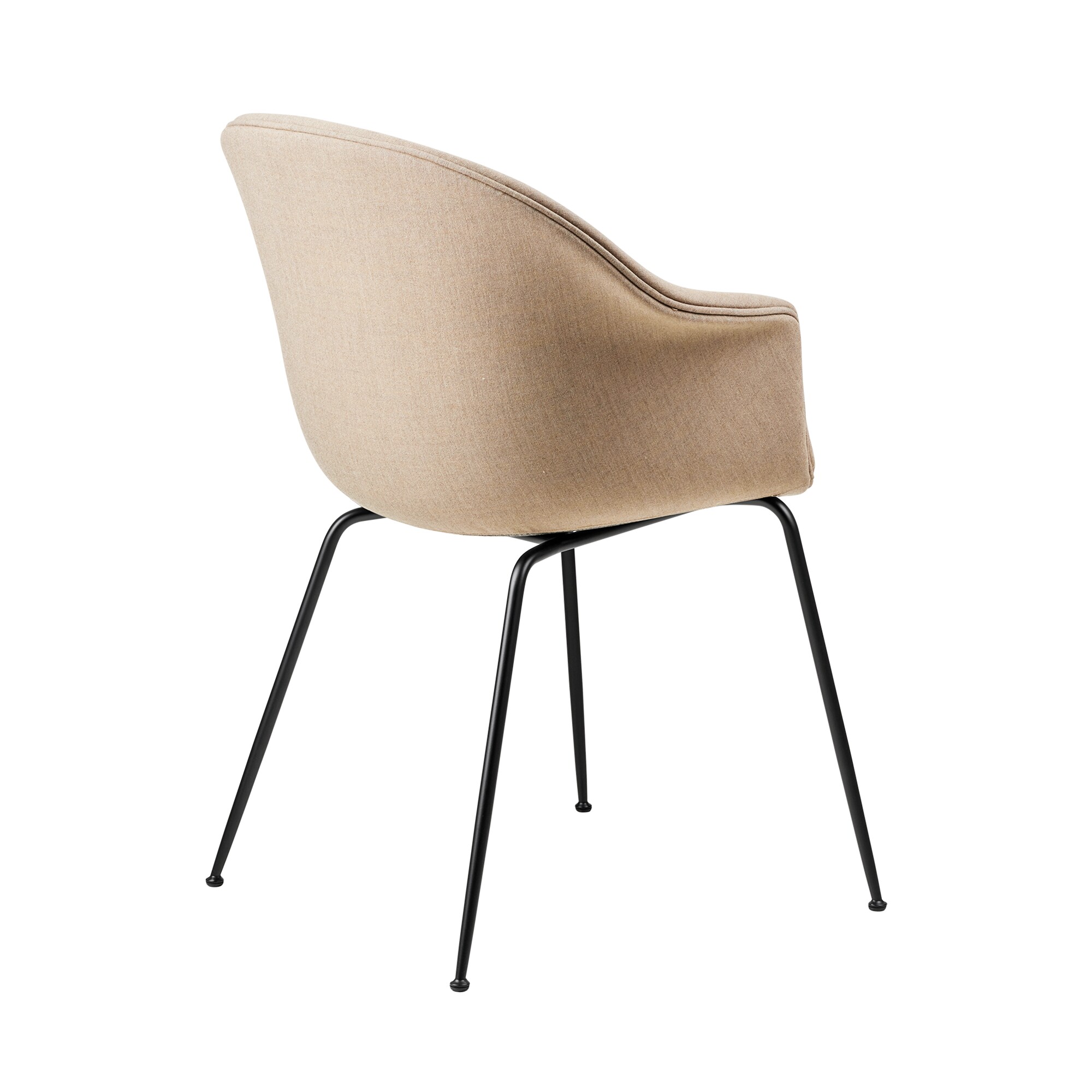 Bat Dining Chair Fully Upholstered Base Conic