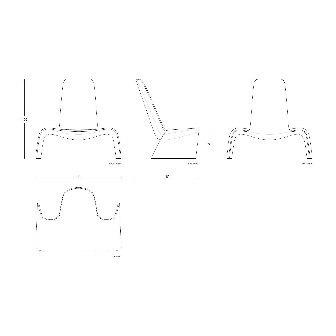 Land Outdoor Lounge Chair