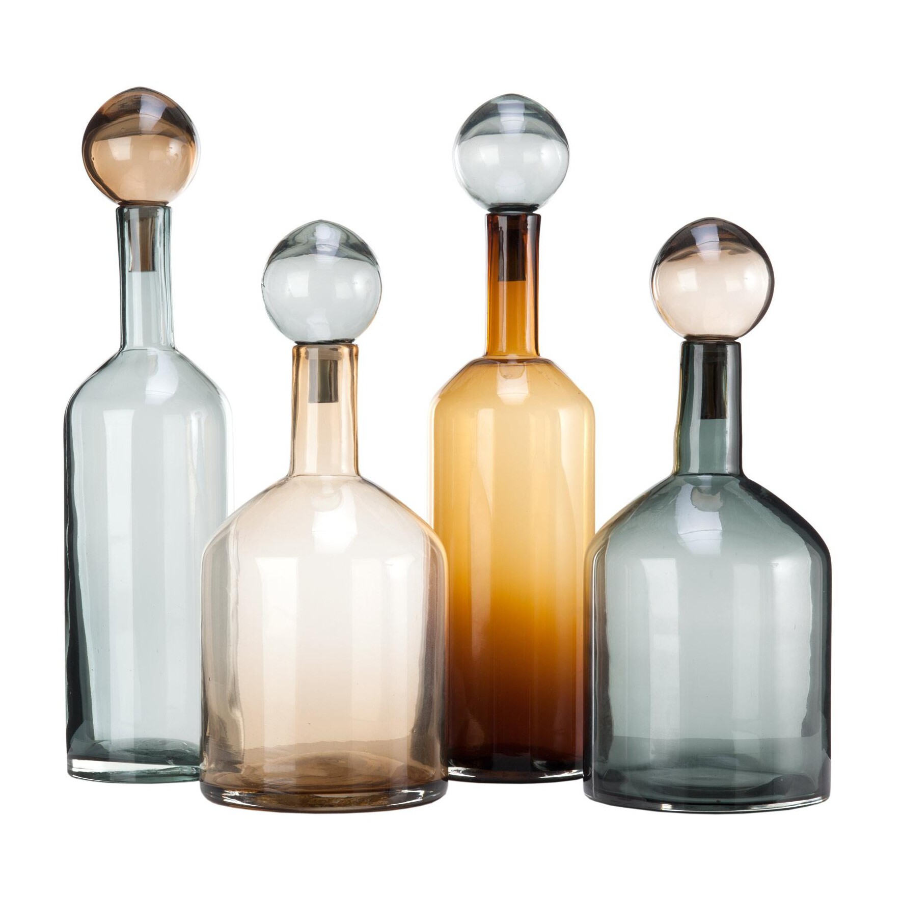 Bubbles & Bottles Carafe Set of 4