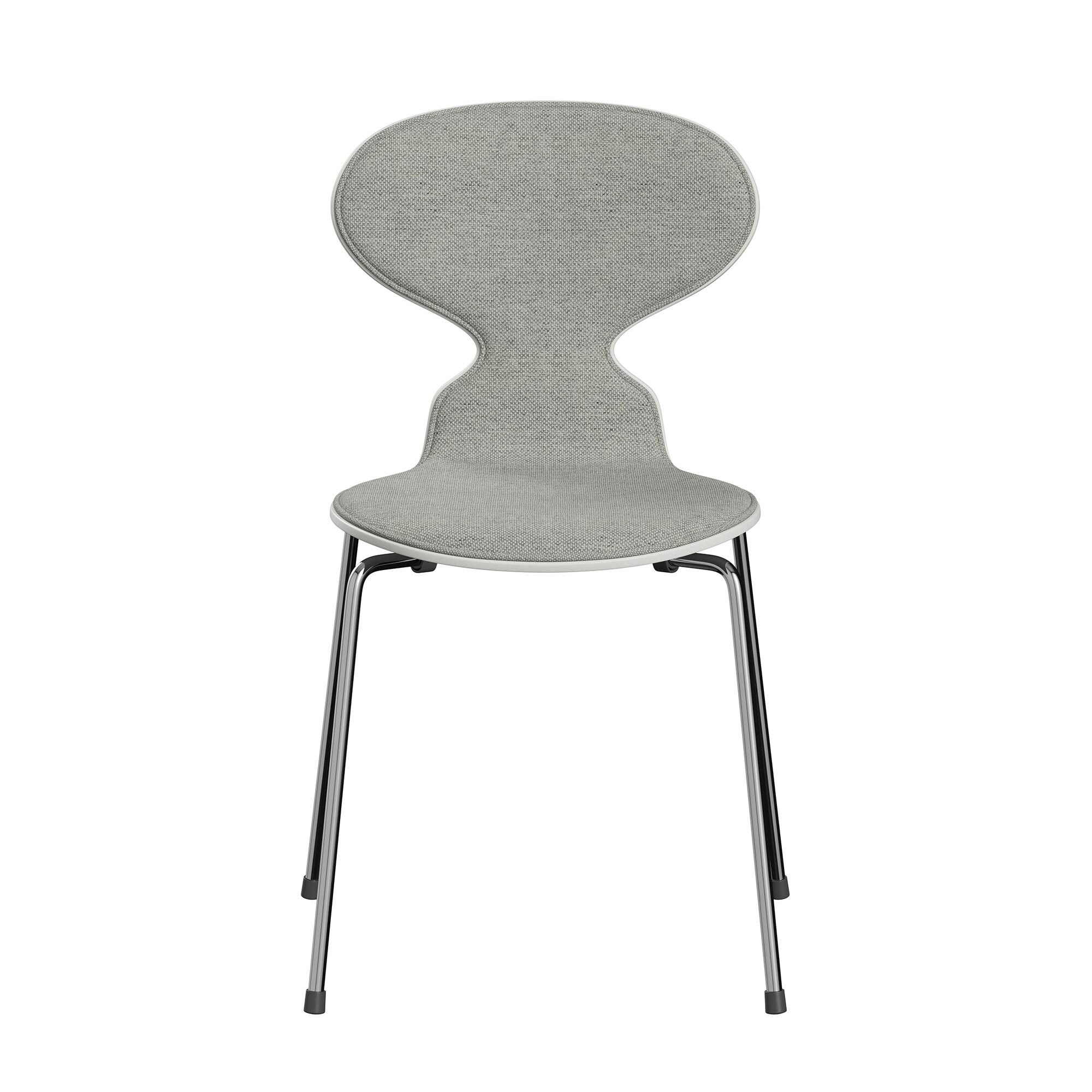 Ant™ Chair Front Upholstered Chromed Base