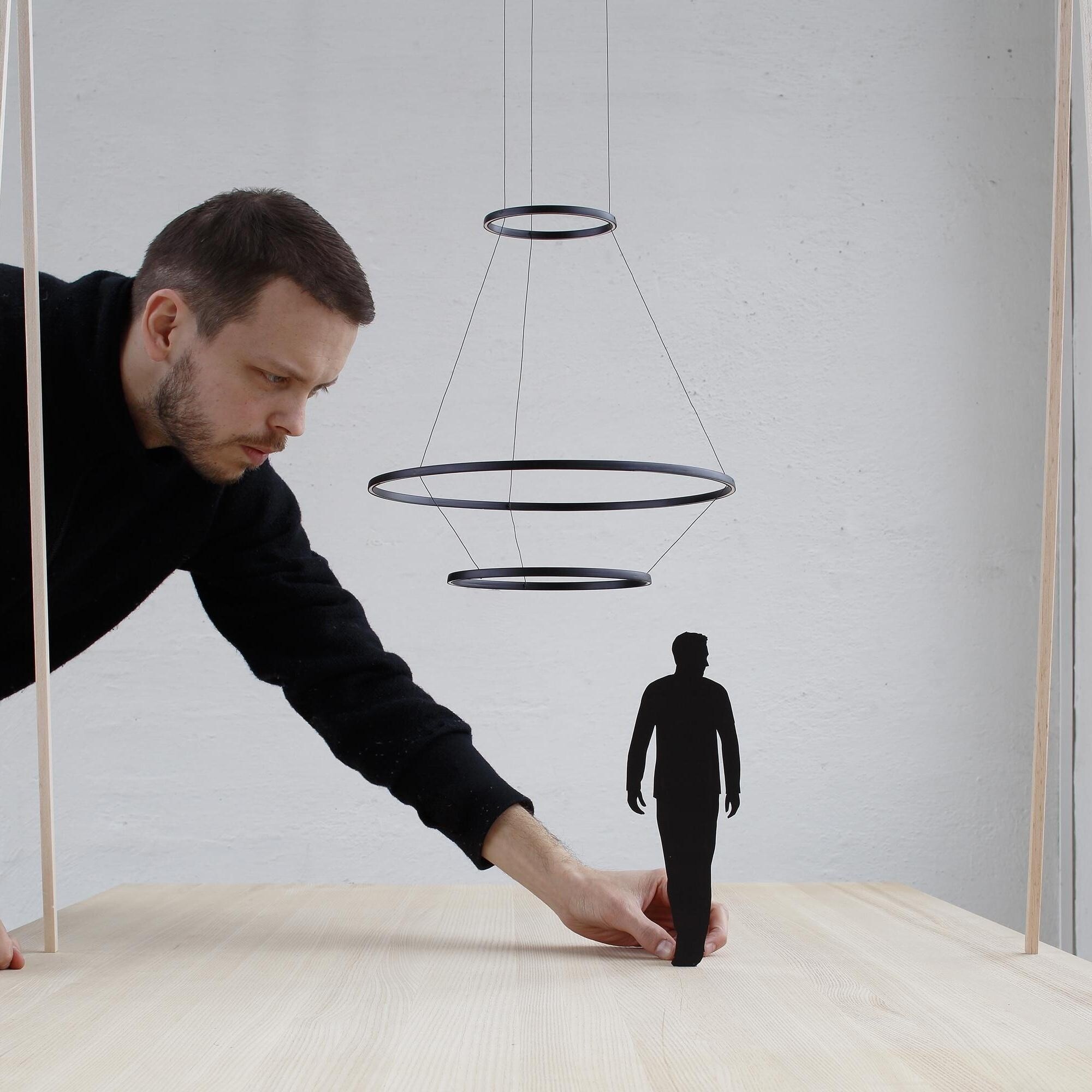 Compendium Circle LED Suspension Lamp Ø110cm