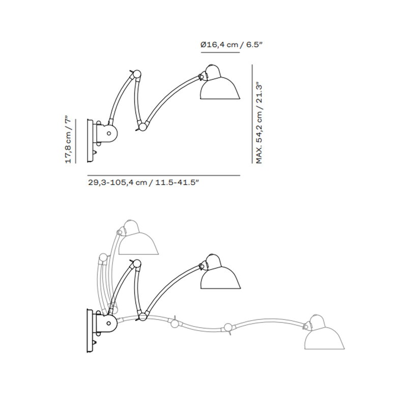 Kaiser Idell™ 6559-W Wall Lamp