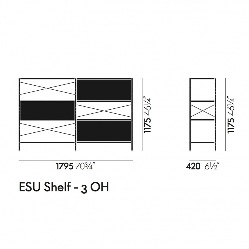 Eames Storage Unit ESU Shelf
