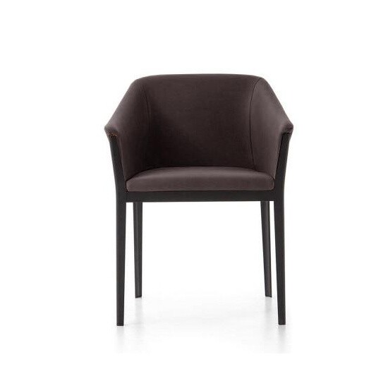 140 Cotone Slim Armchair Leather