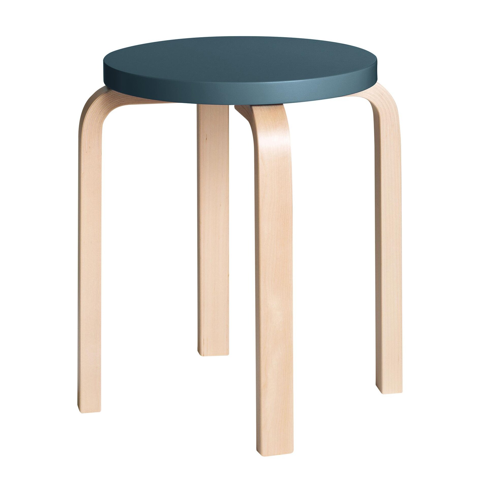 E60 Stool Clear Lacquered Base
