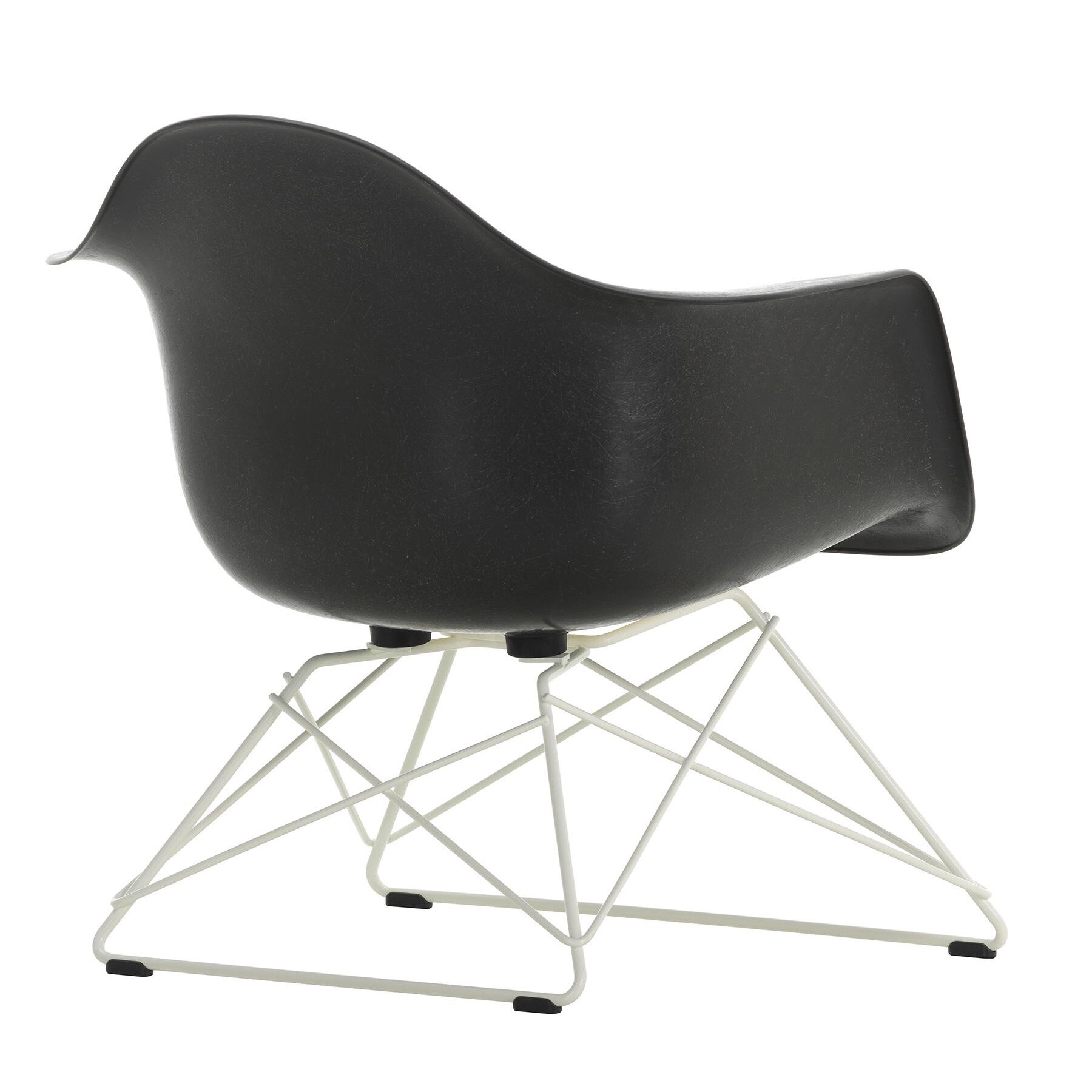 Eames Fiberglass Armchair LAR White Base