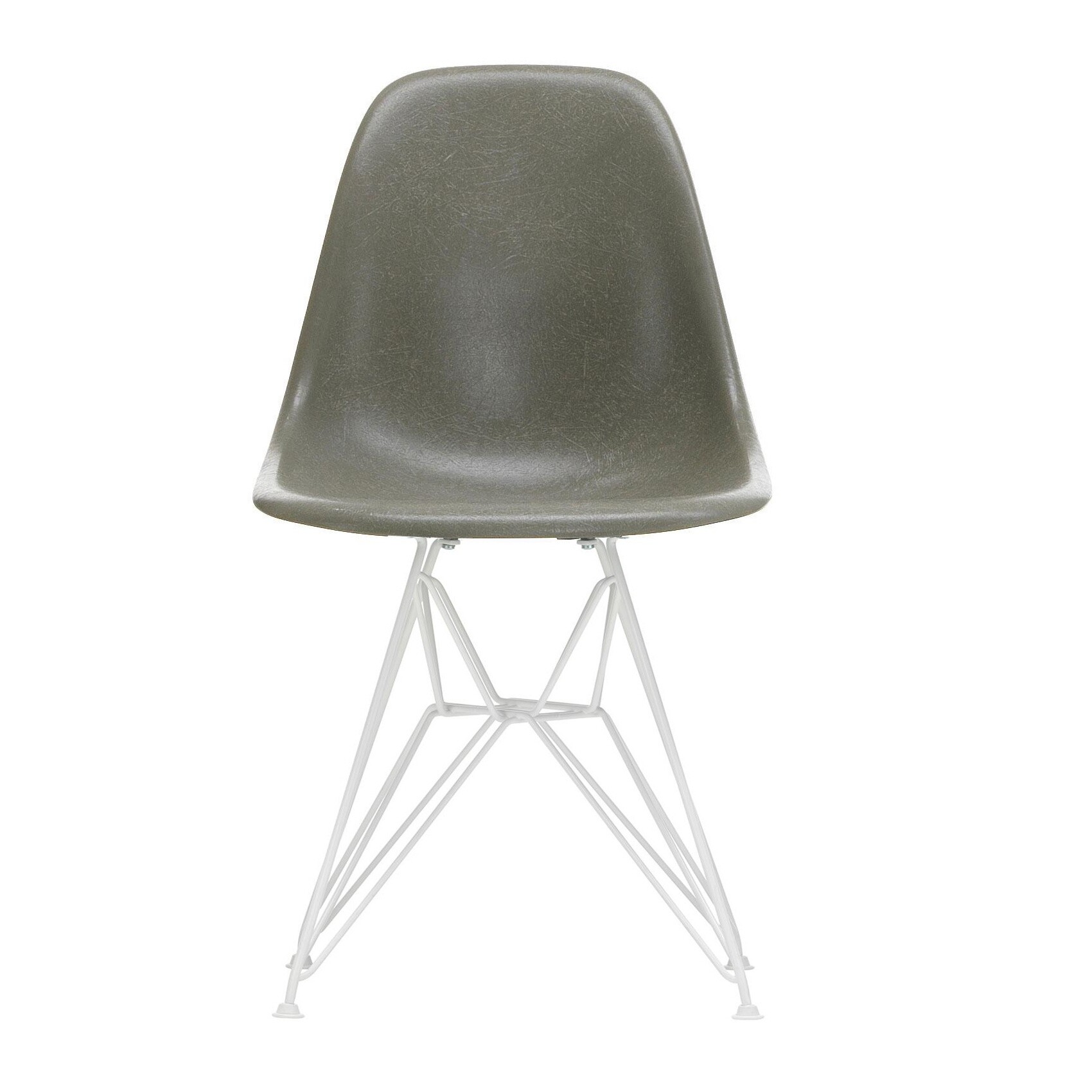 Eames Fiberglass Side Chair DSR White Base