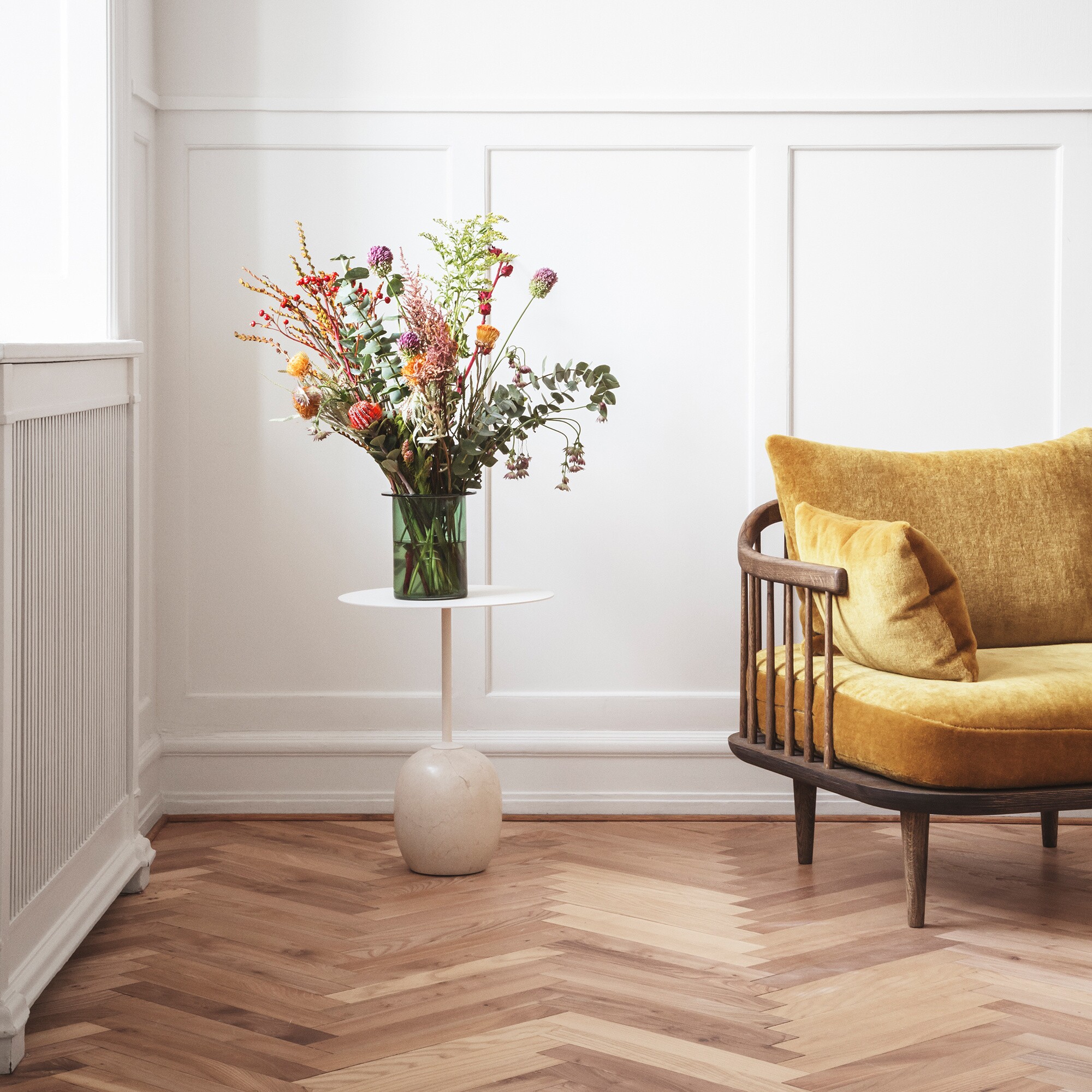 Lato LN9 Side Table Top Steel Oval