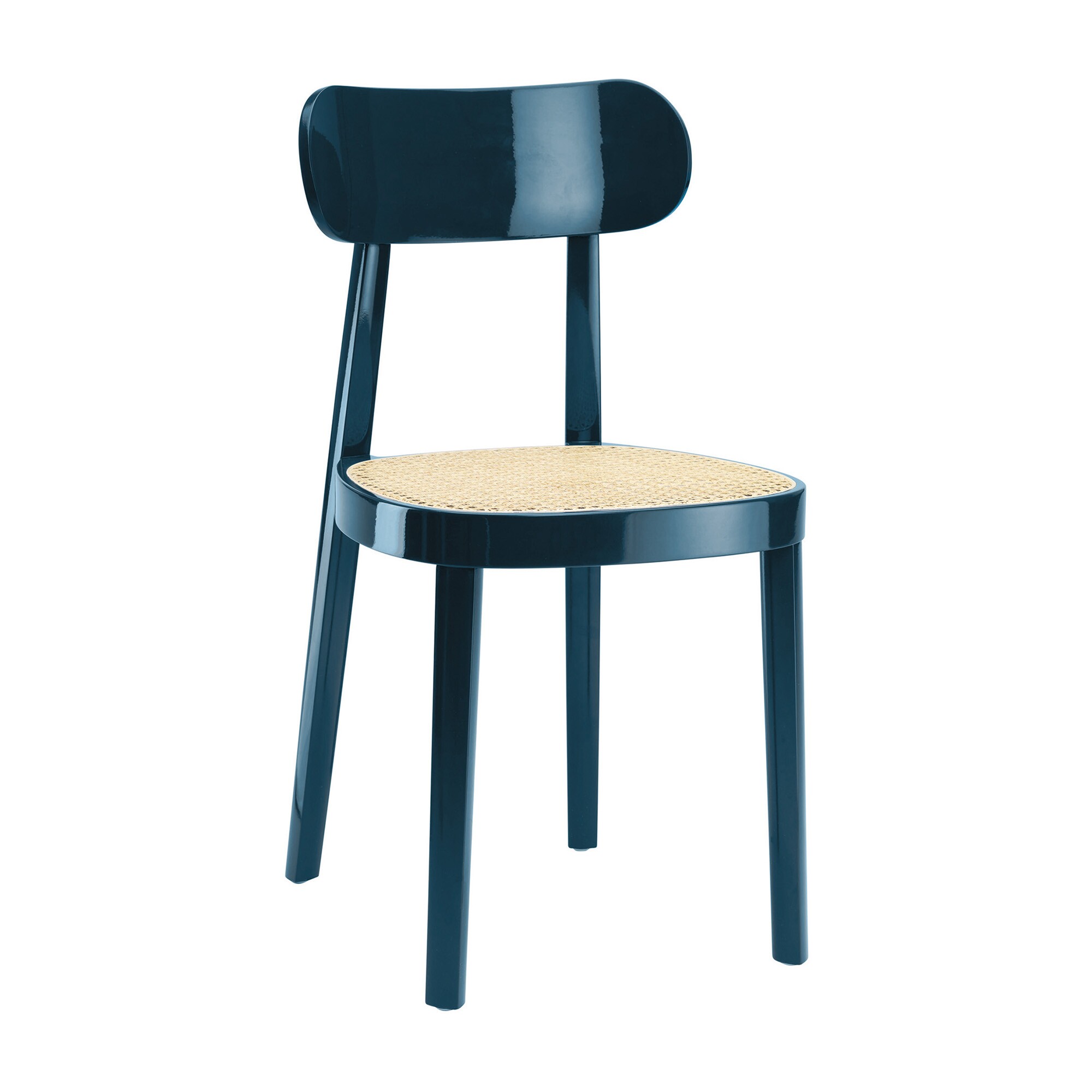 Gloss 118 Chair with Wickerwork